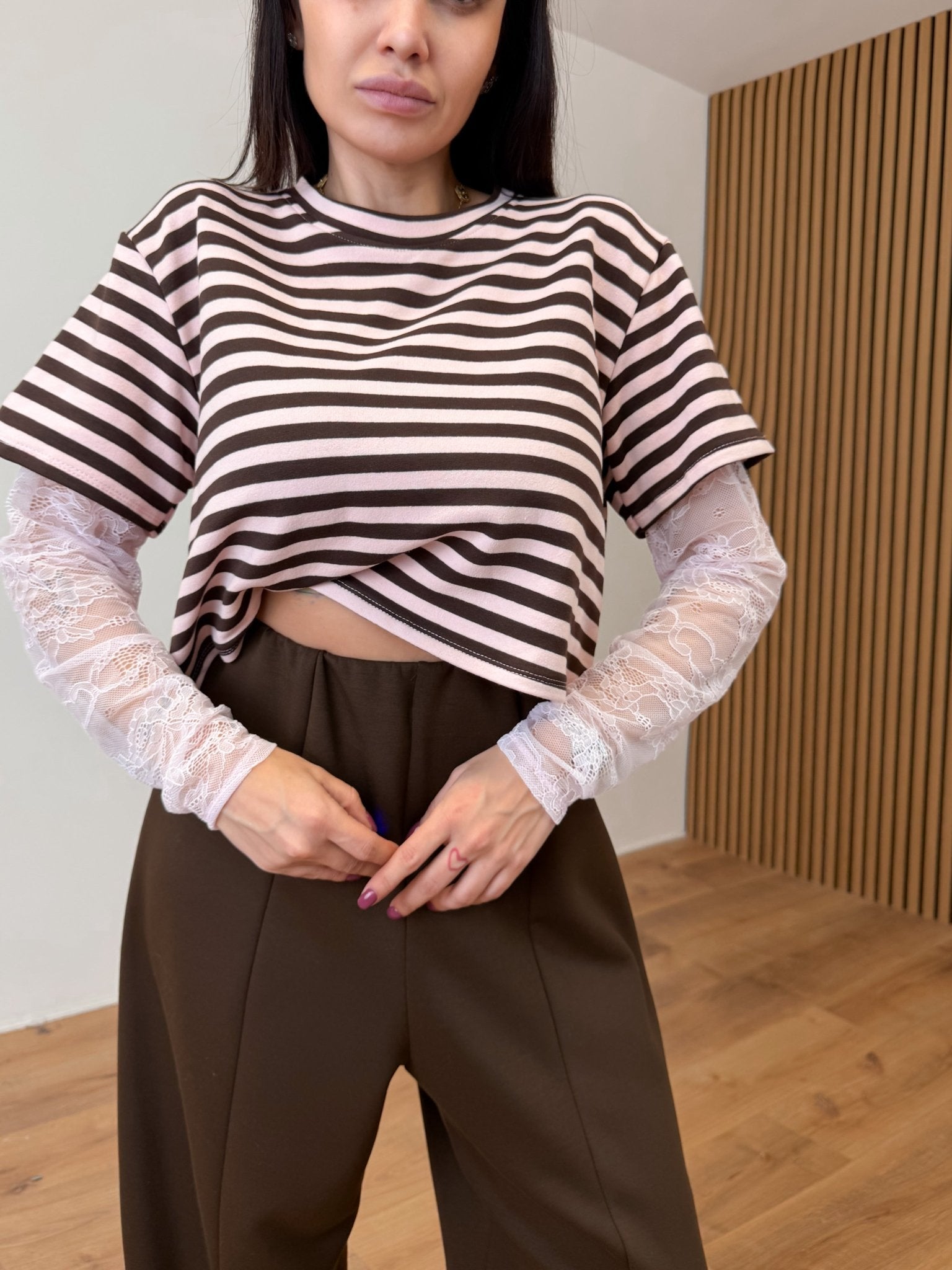 Pantalone Tuta Frait - Marrone - SAINTH