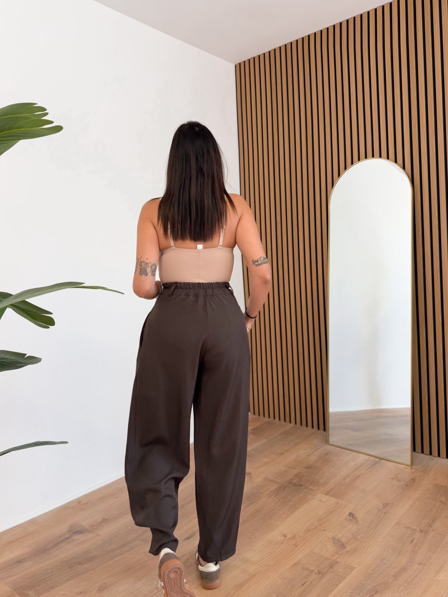 Pantalone Cuff - Marrone - SAINTH