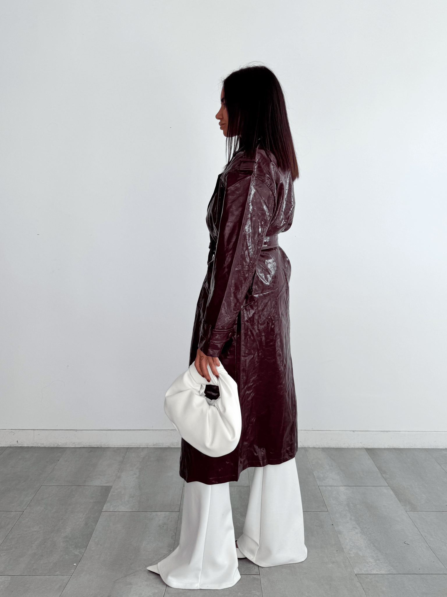 Trench Ecopelle Kobra - Bordeaux - SAINTH