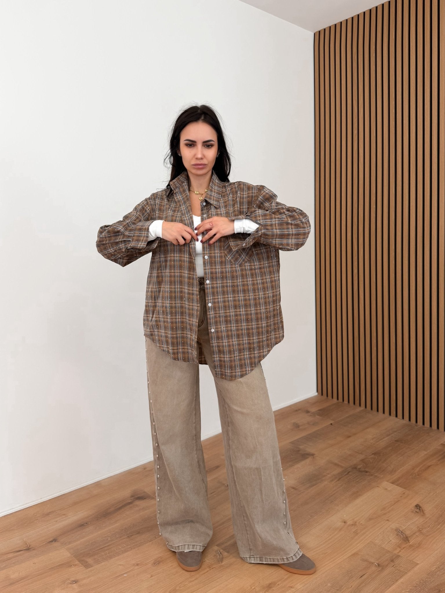 Camicia Diamond - Marrone - SAINTH