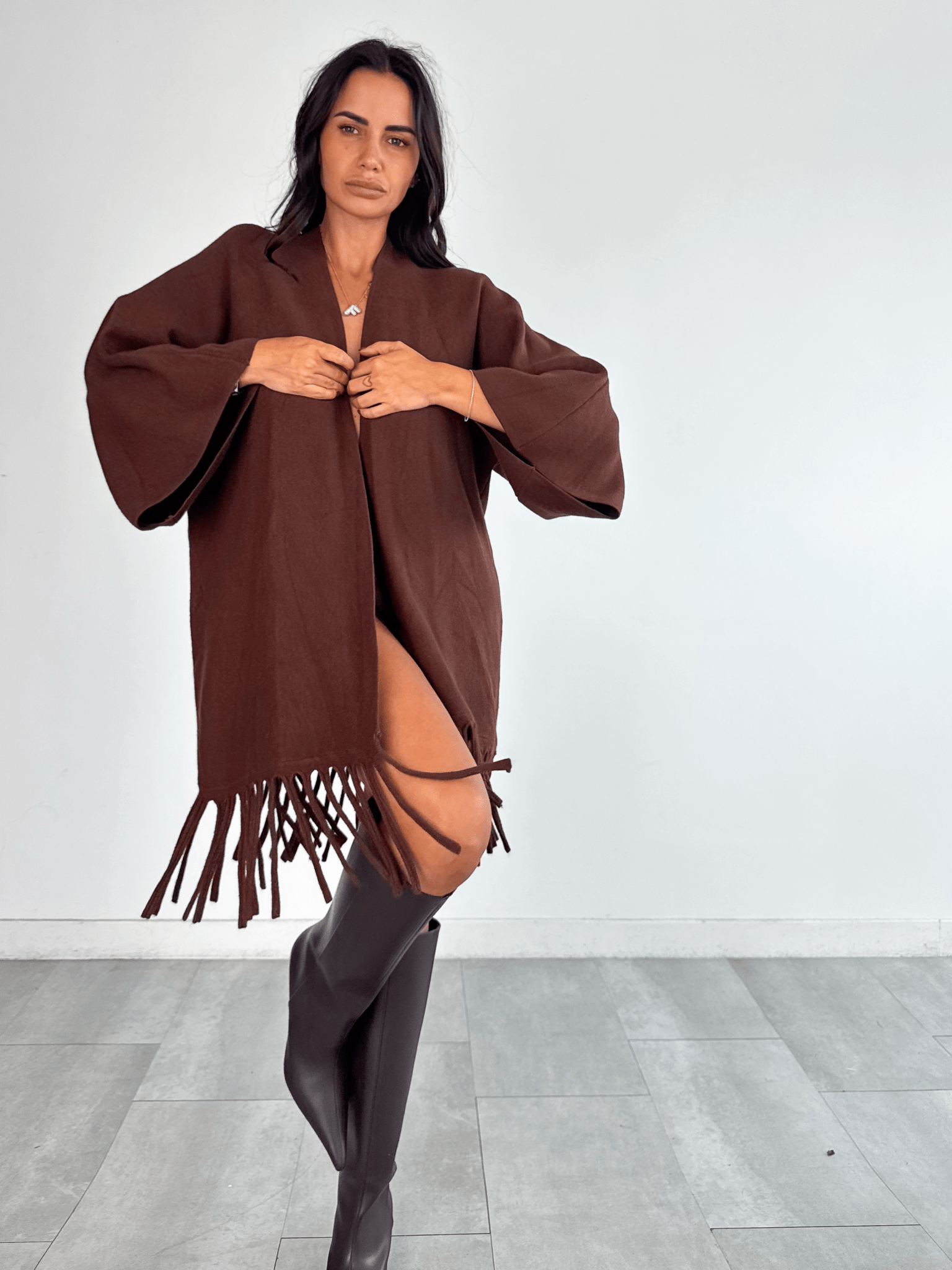 Abito Pull Tender - Marrone - SAINTH