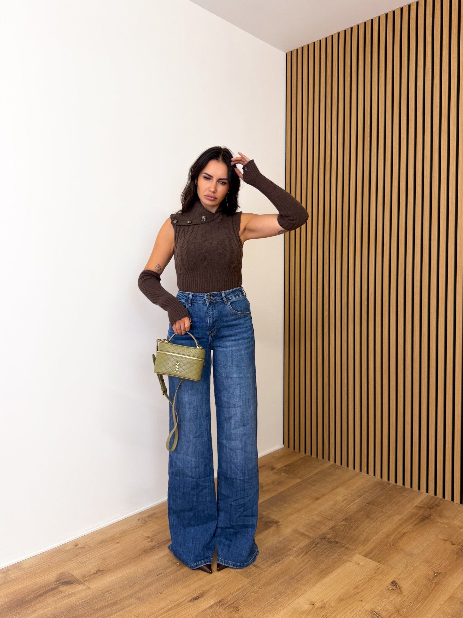 Pull Manica - Marrone - SAINTH