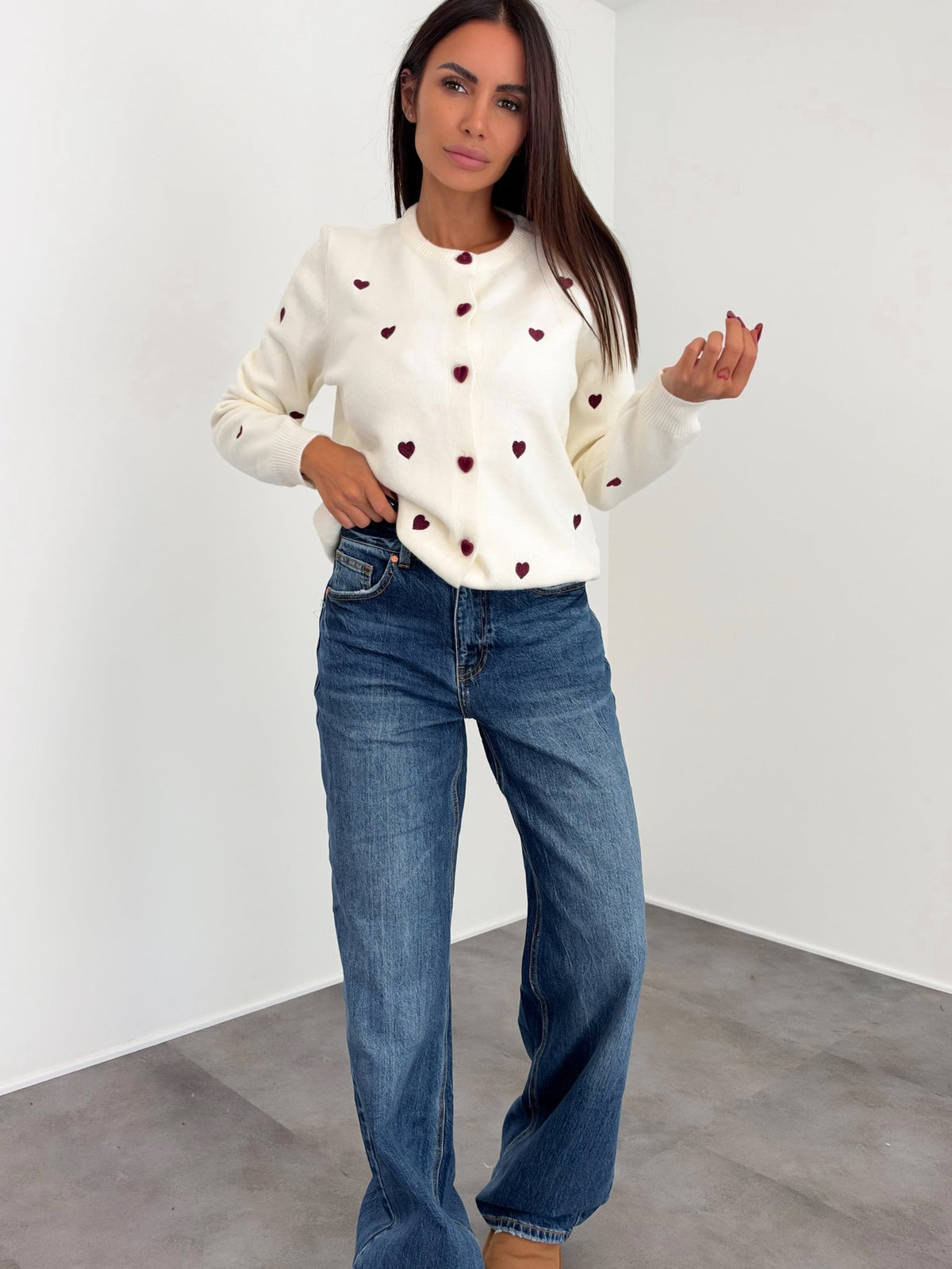 Cardigan Passion - Bianco - SAINTH