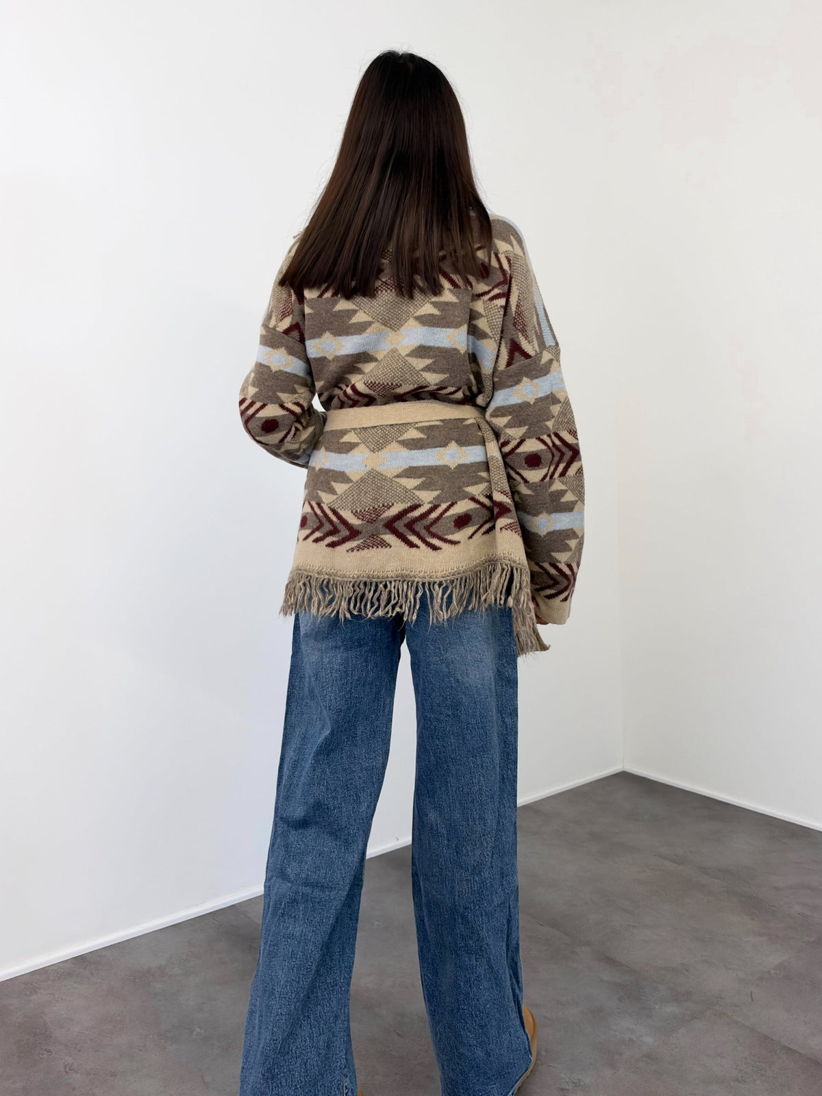 Cardigan Triangle 2.0 - Beige Khaki - SAINTH