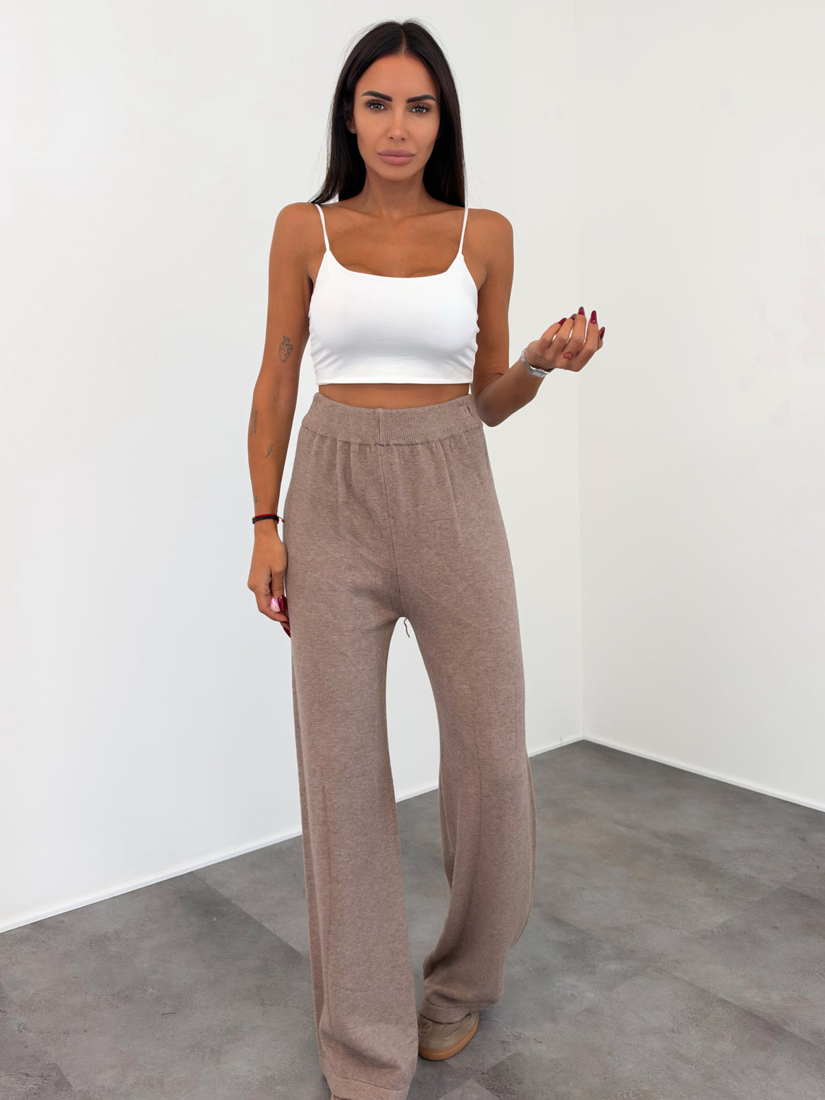 Pantalone Caress - Tortora