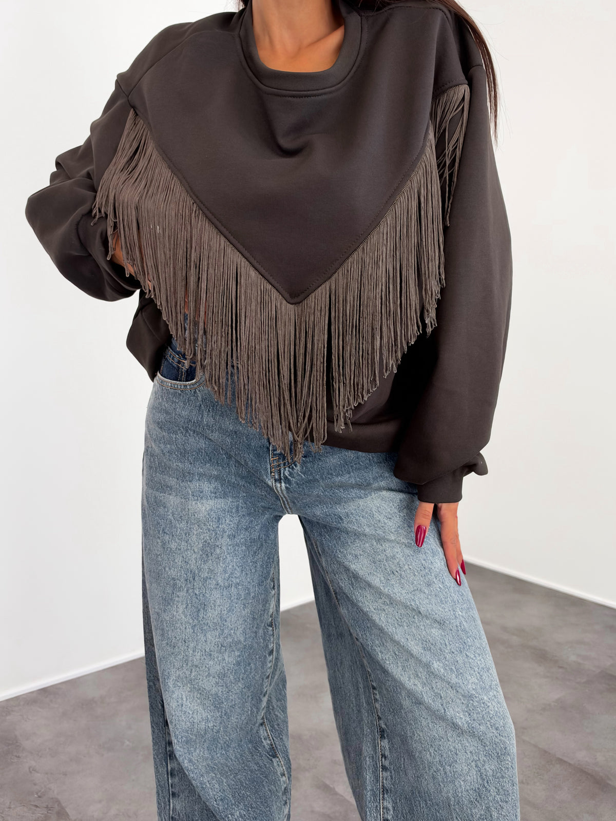 Felpa India - Marrone