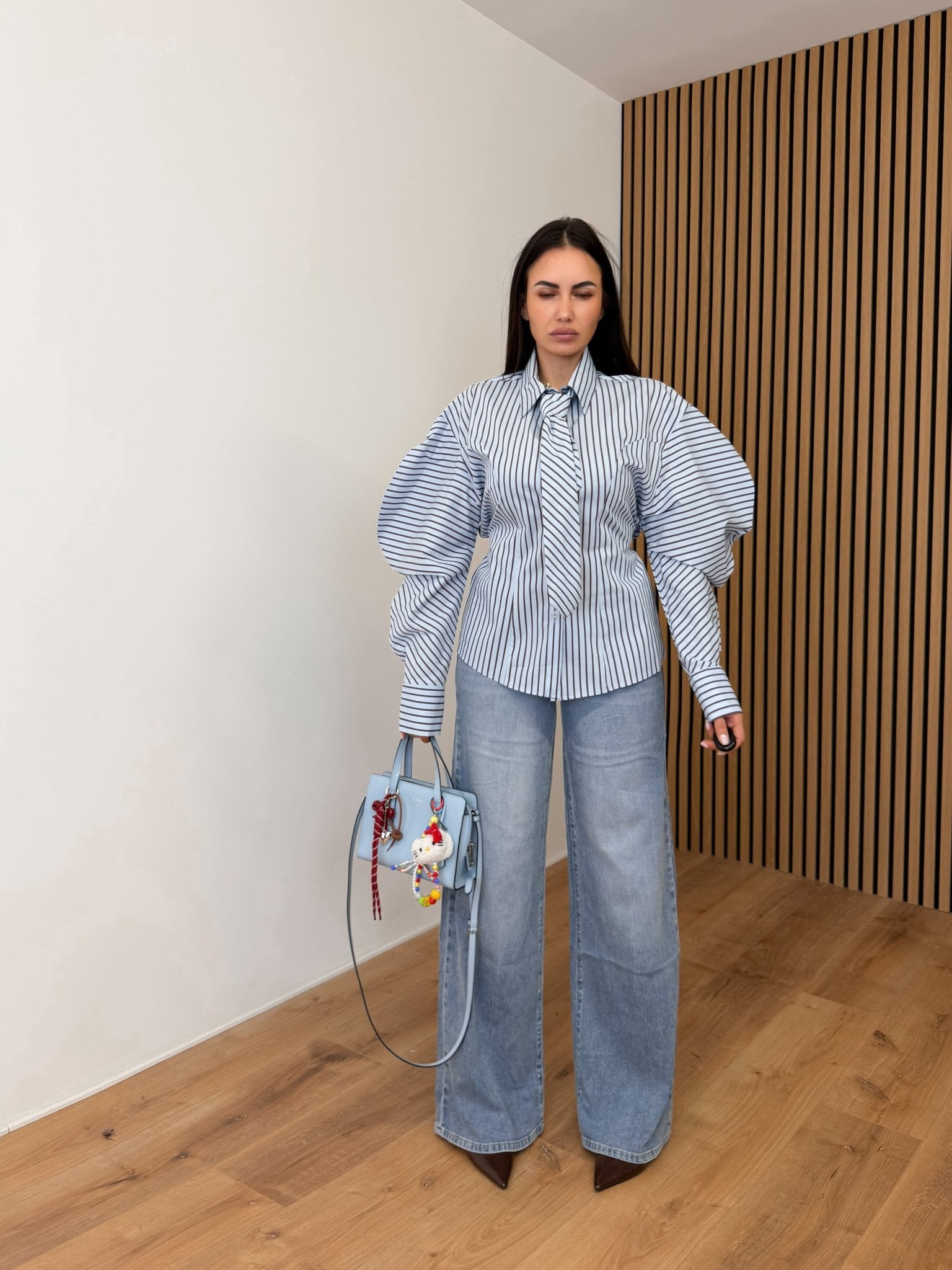 Camicia Onda - Celeste - SAINTH