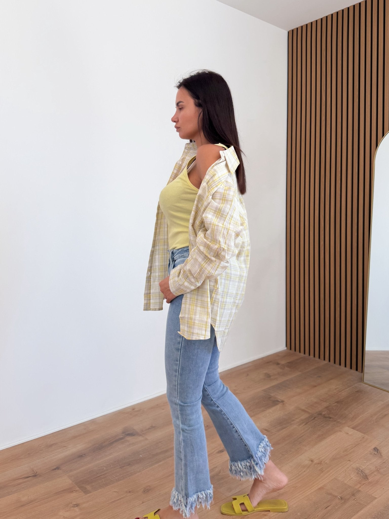 Camicia + Canotta G68074 - Gialla - SAINTH