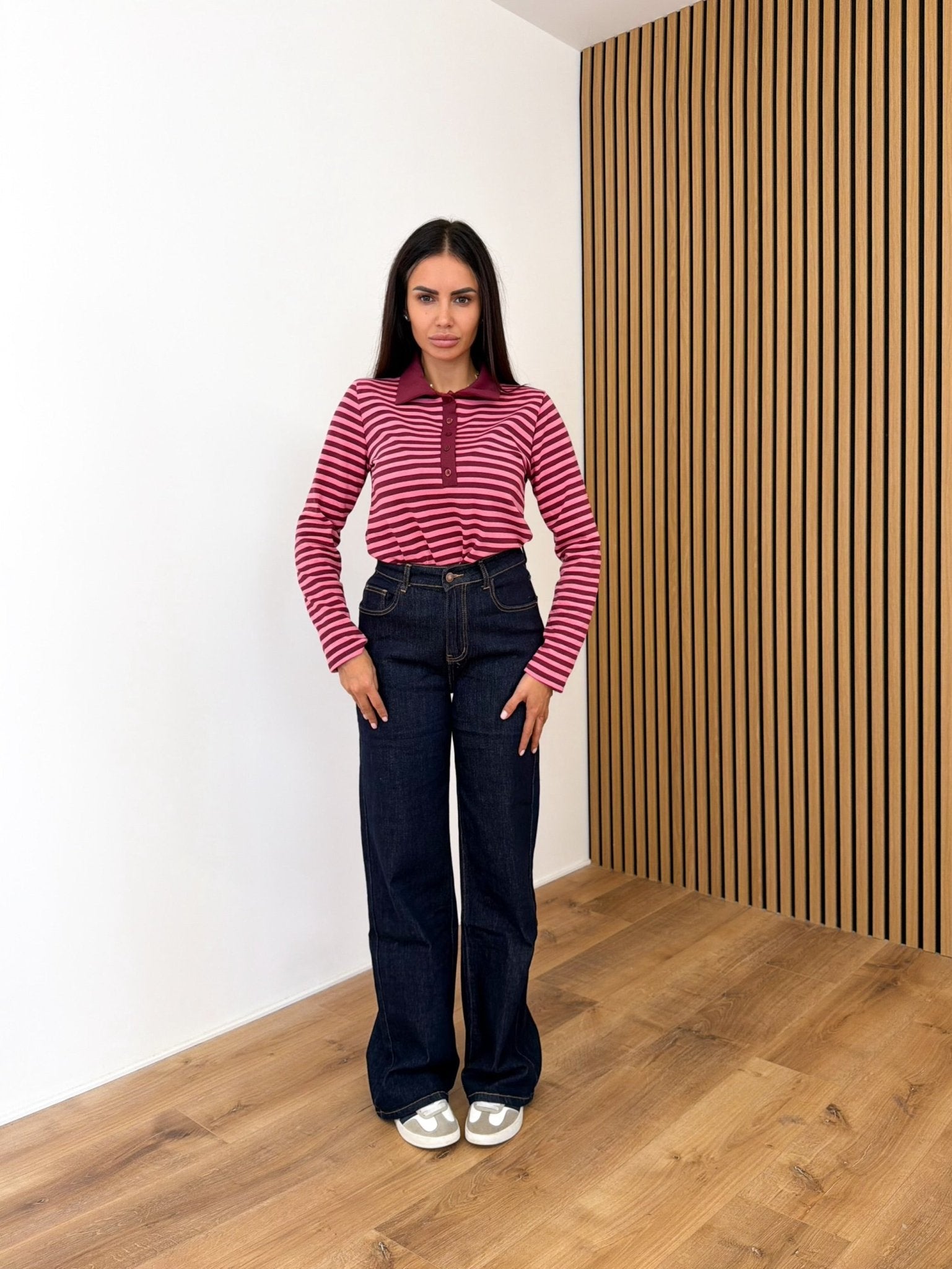 Polo Vespa - Bordeaux e Rosa - SAINTH