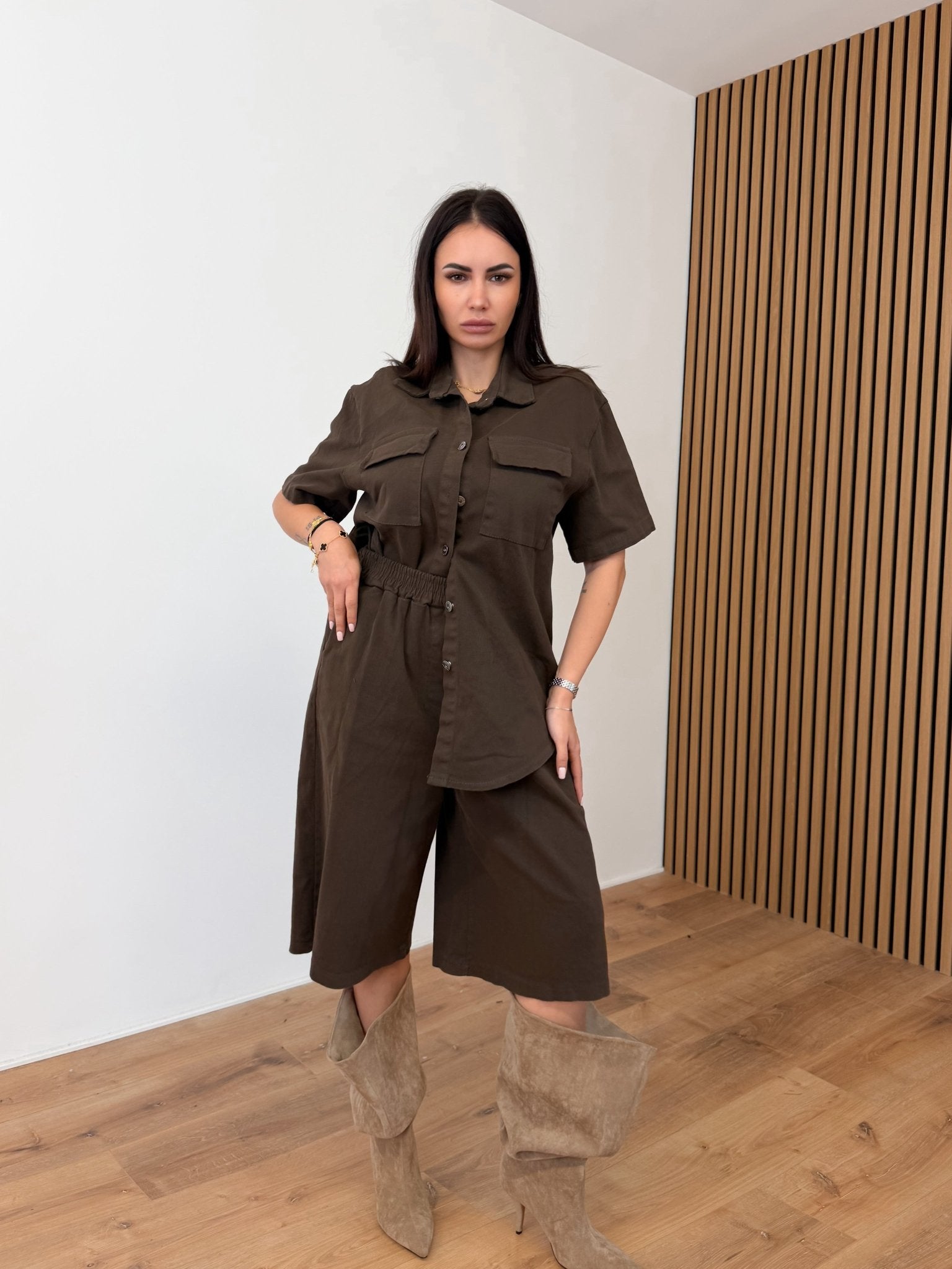 Camicia Nomad - Marrone - SAINTH