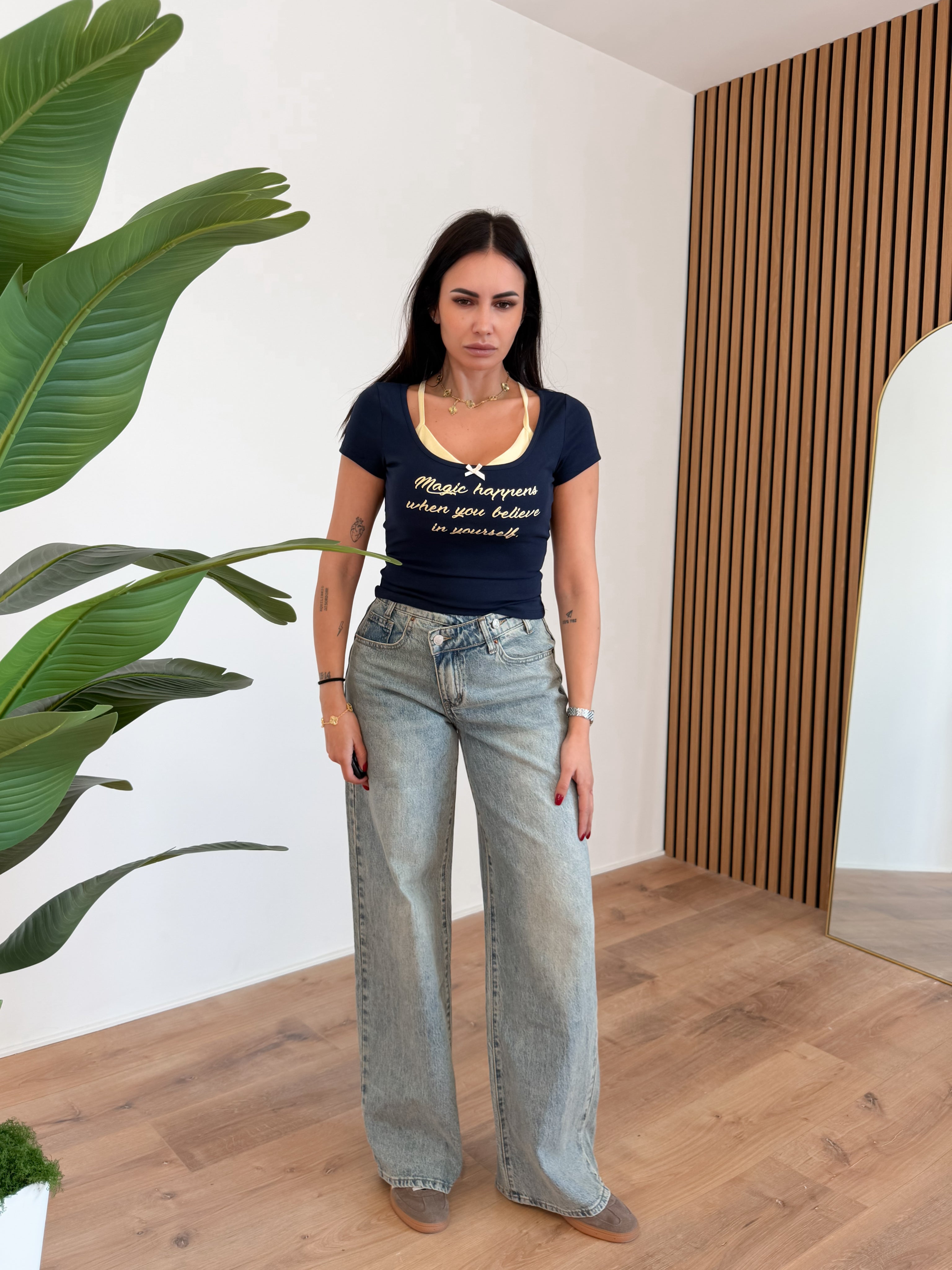 Jeans YW1595 - Denim