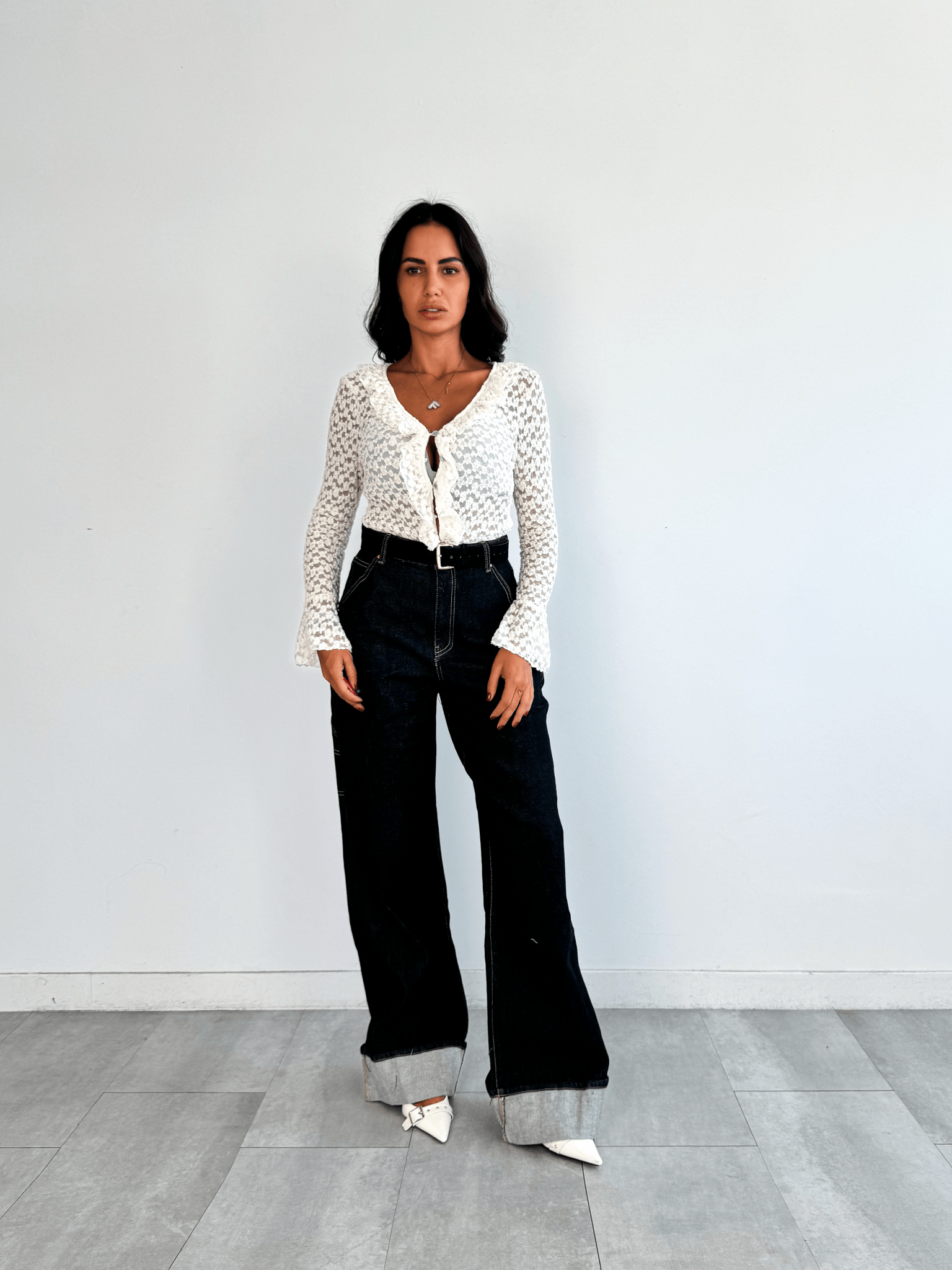 Jeans Oikos + Cintura - Denim - SAINTH