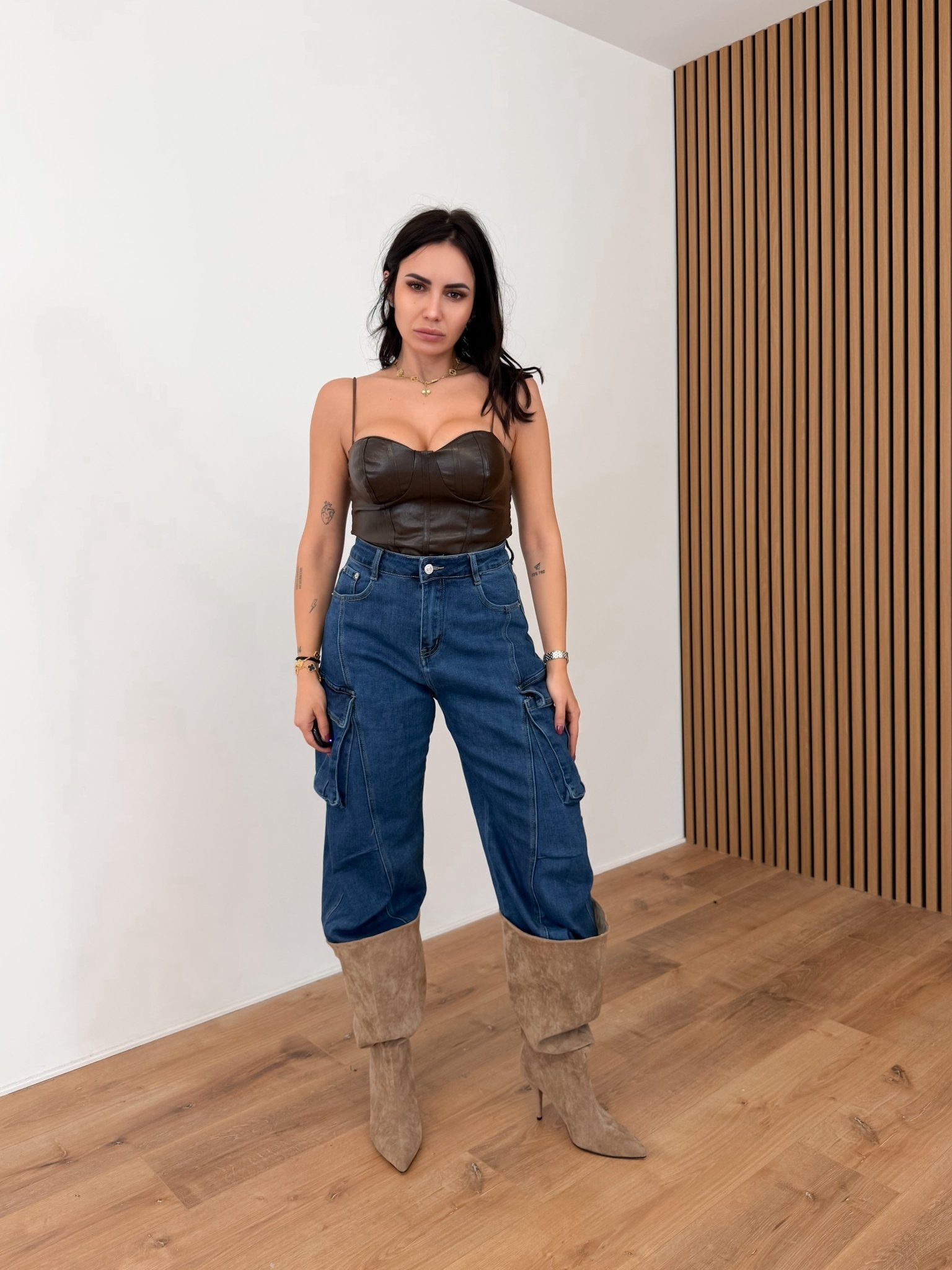 Cargo Parentesi - Denim - SAINTH