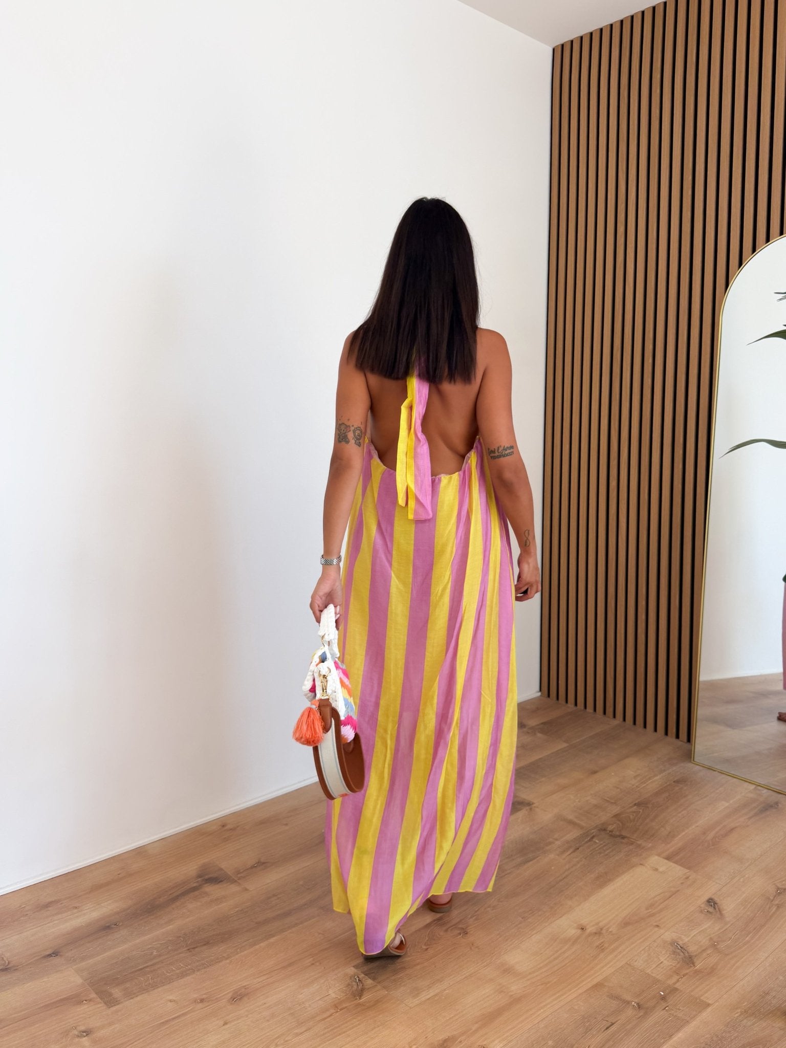 Abito Lines - Rosa Giallo - SAINTH