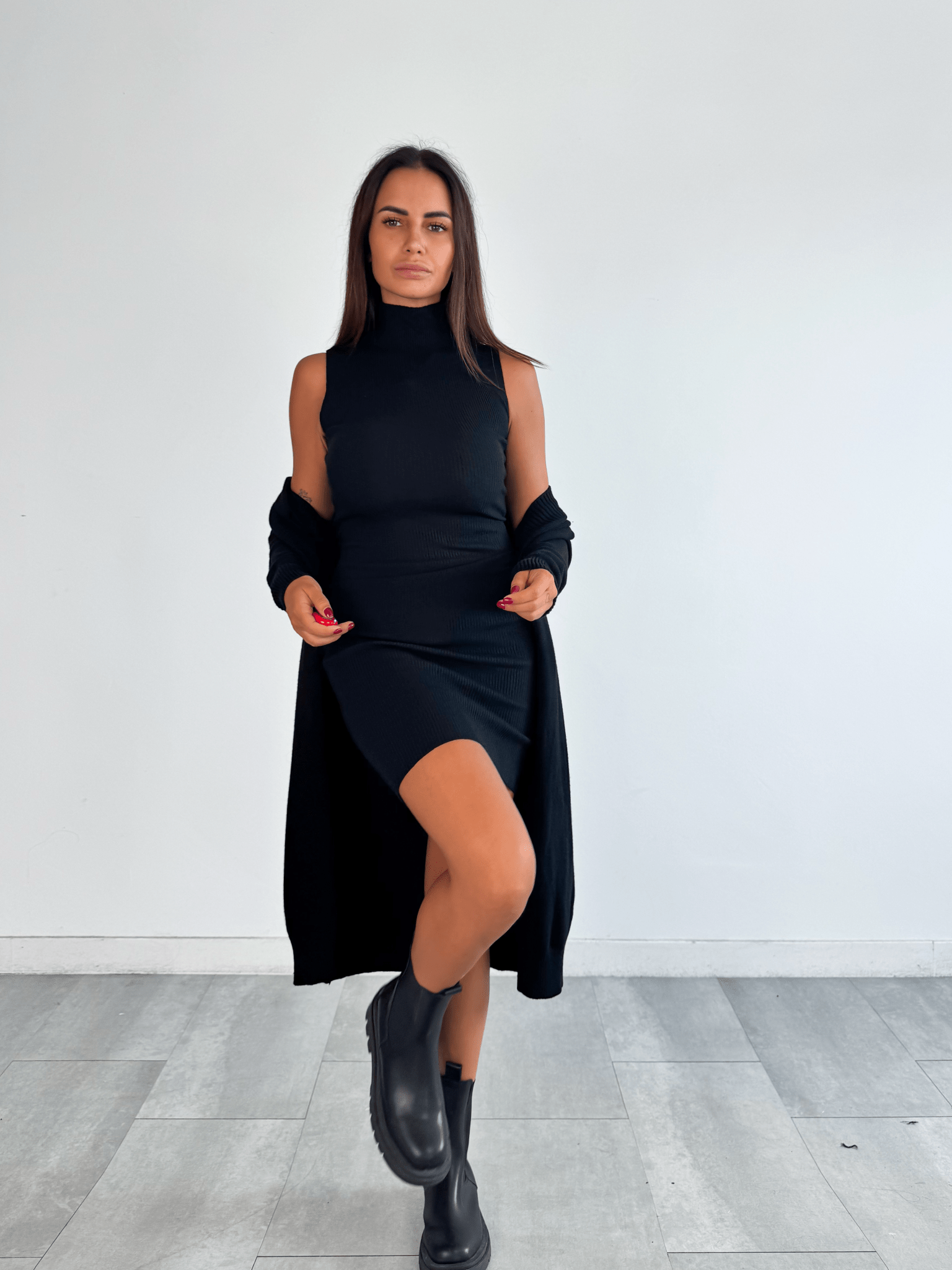 Cardigan Utility - Nero - SAINTH