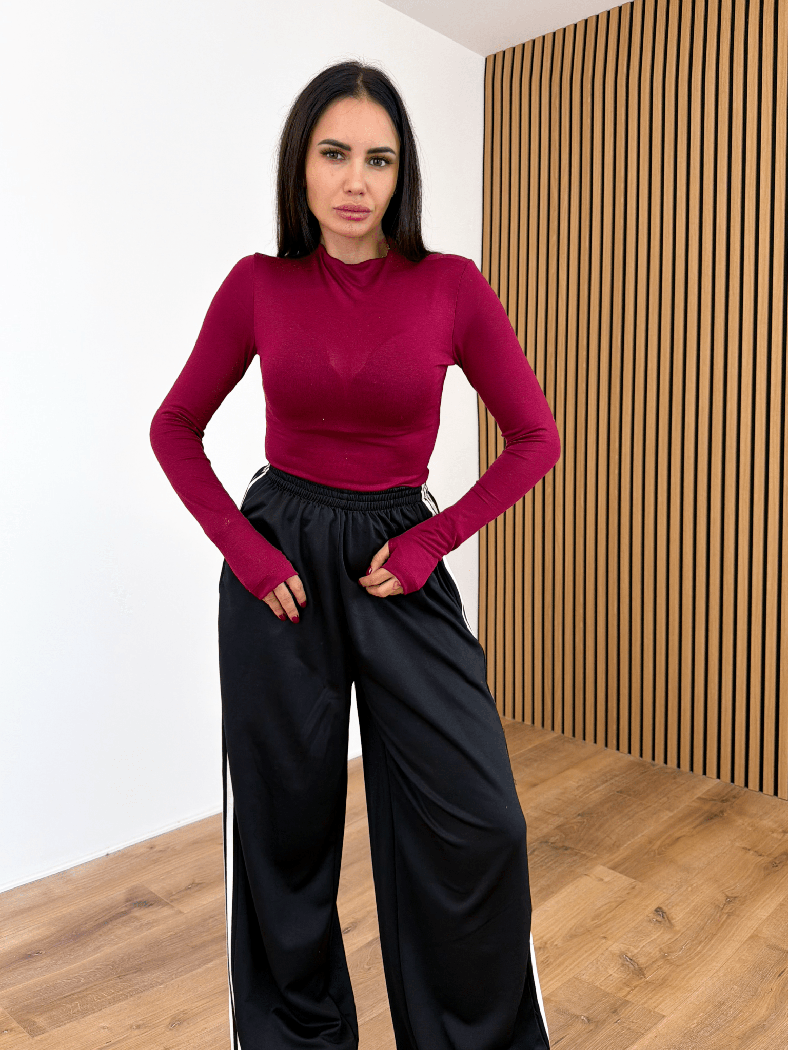 Maglia Velata - Bordeaux - SAINTH