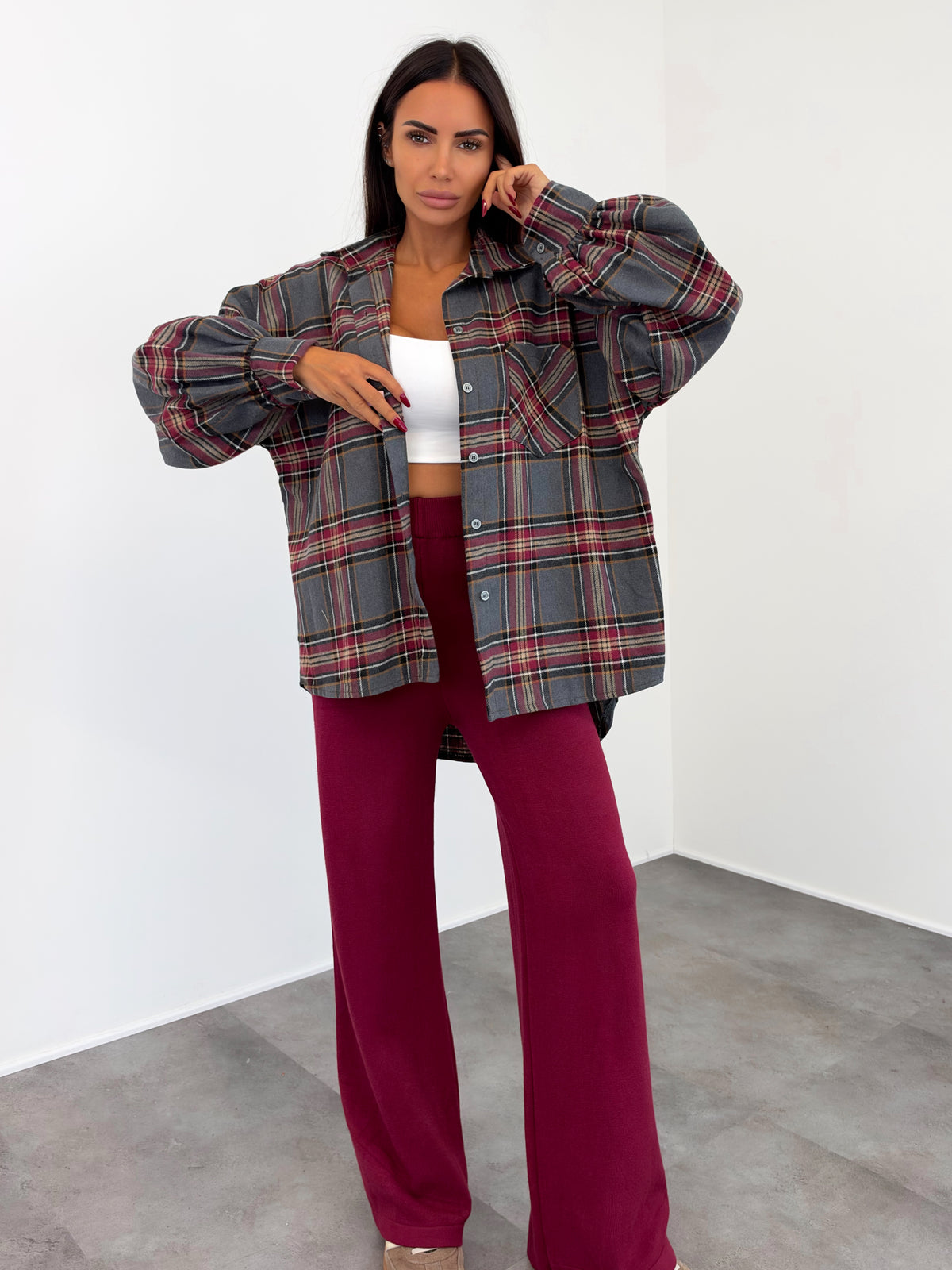 Pantalone Caress - Bordeaux