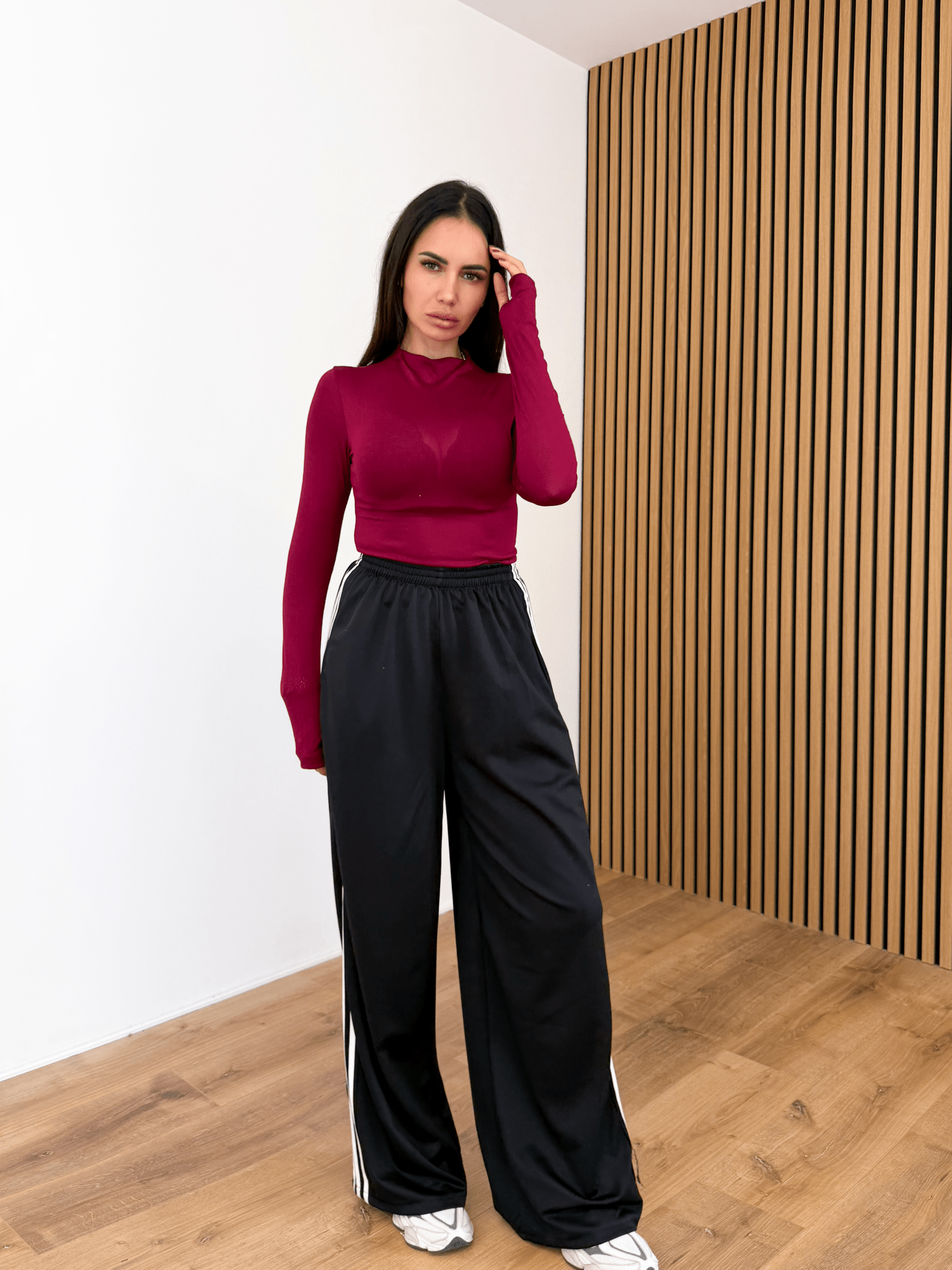 Maglia Velata - Bordeaux - SAINTH