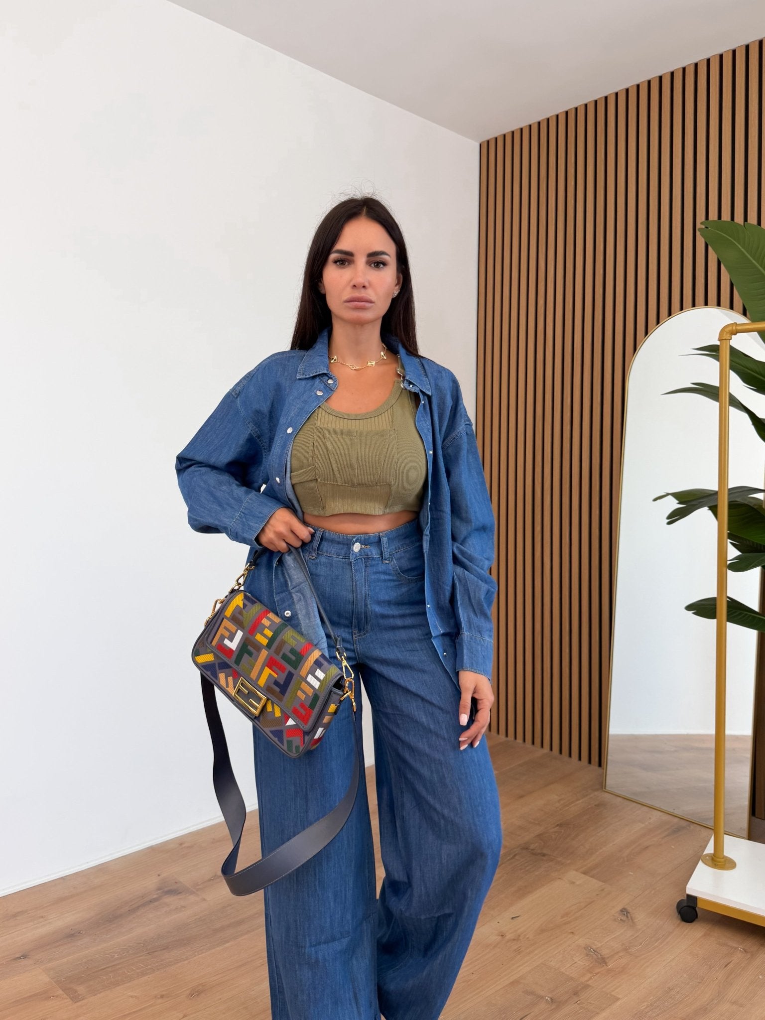Coordinato H5233 - Denim - SAINTH
