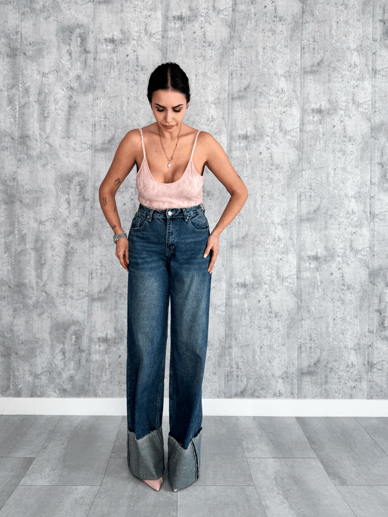 Jeans Piegone - Denim - SAINTH