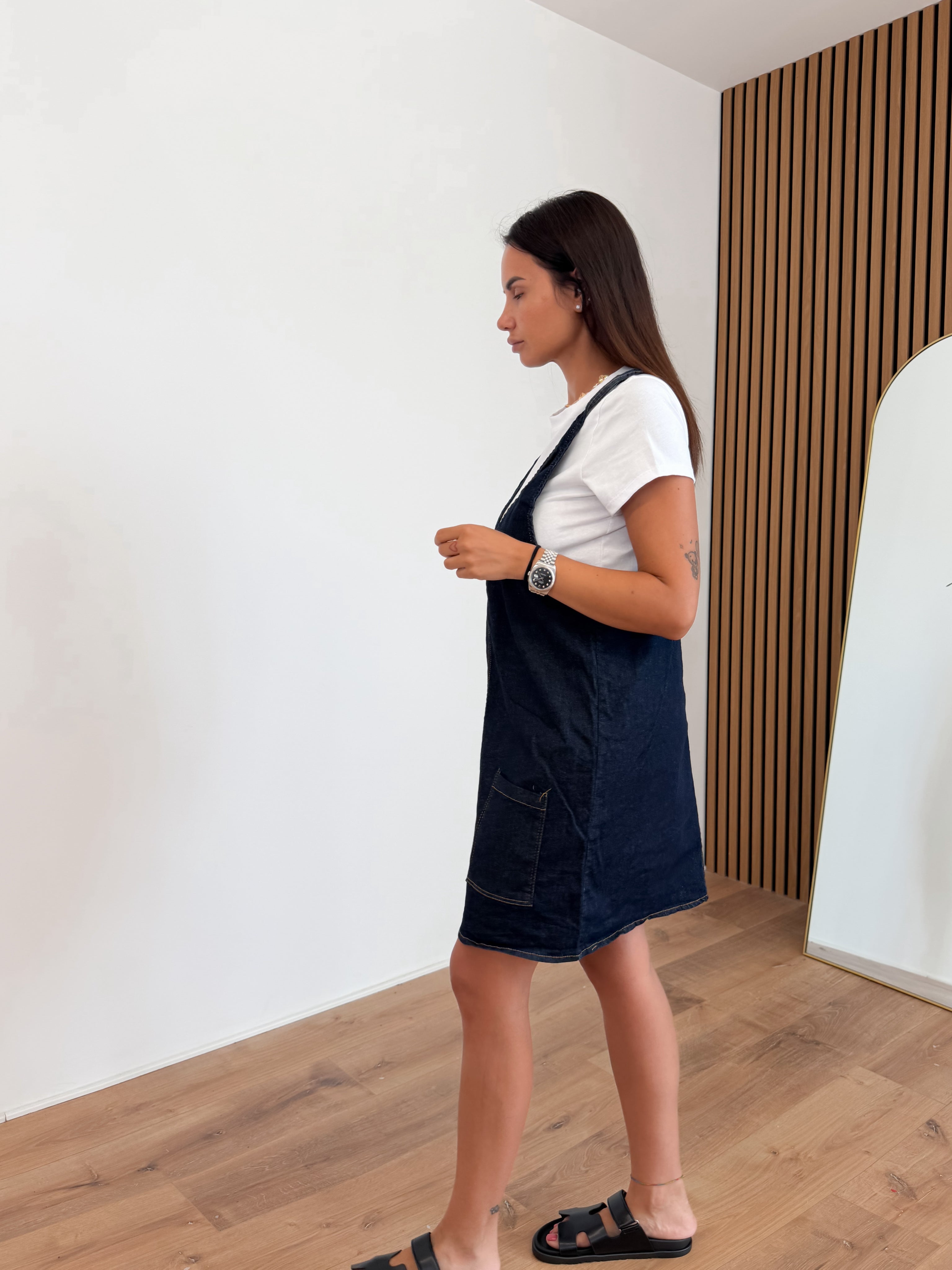 Salopette + Maglia - Denim