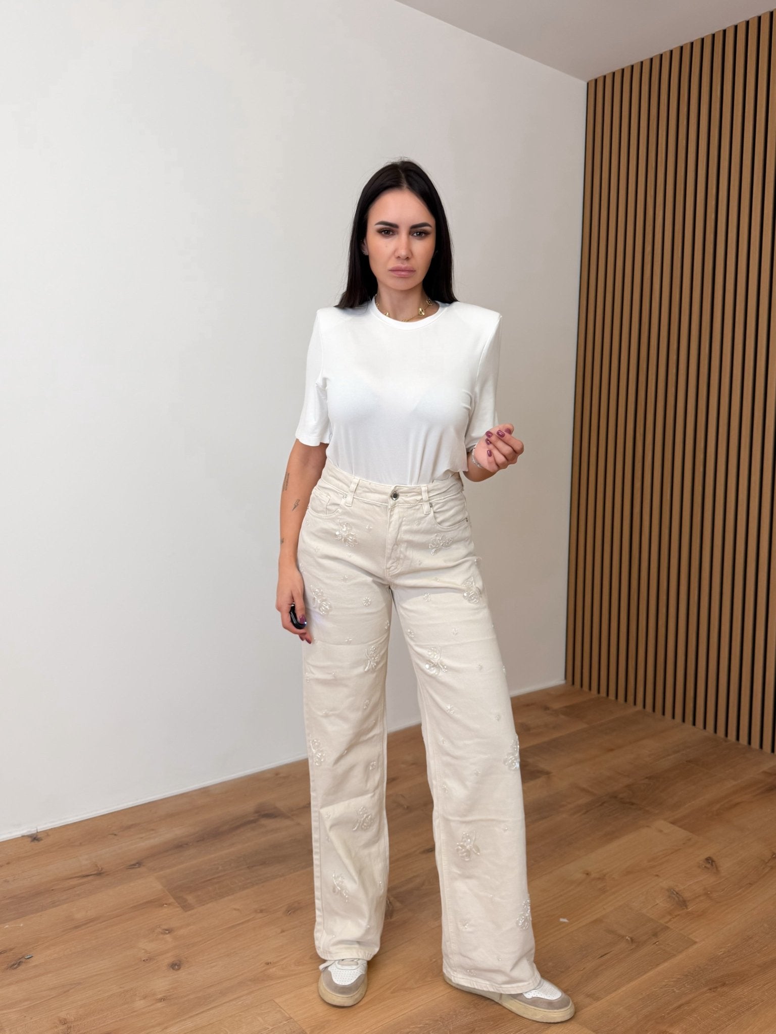 Jeans A3794 - Beige - SAINTH