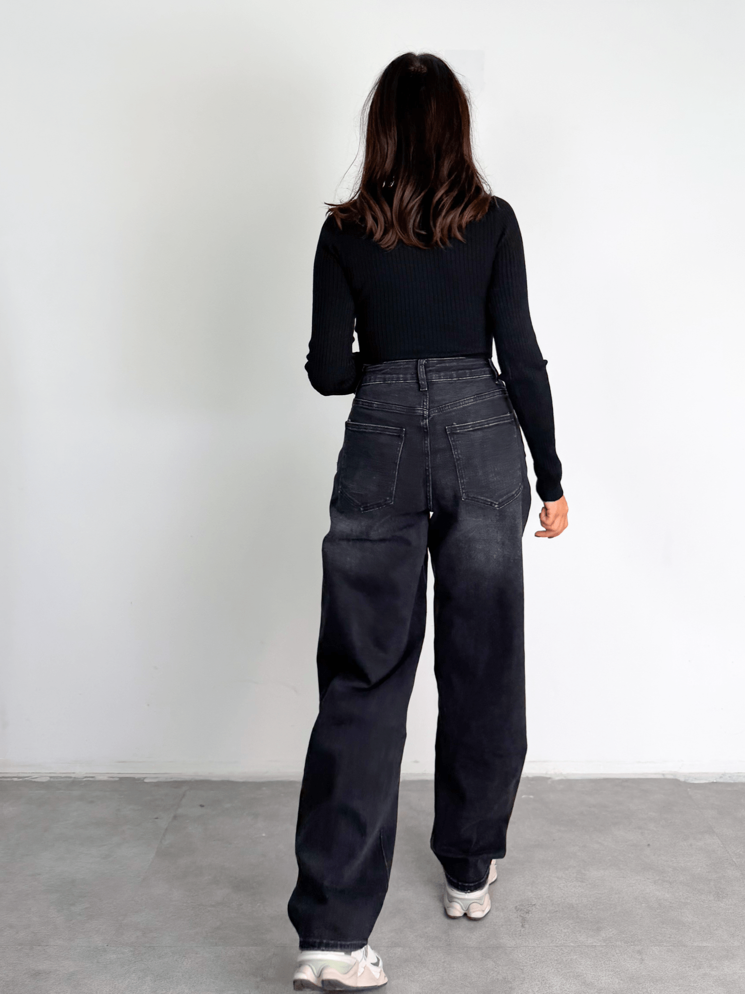 Pull Crop Coste - Nero - SAINTH