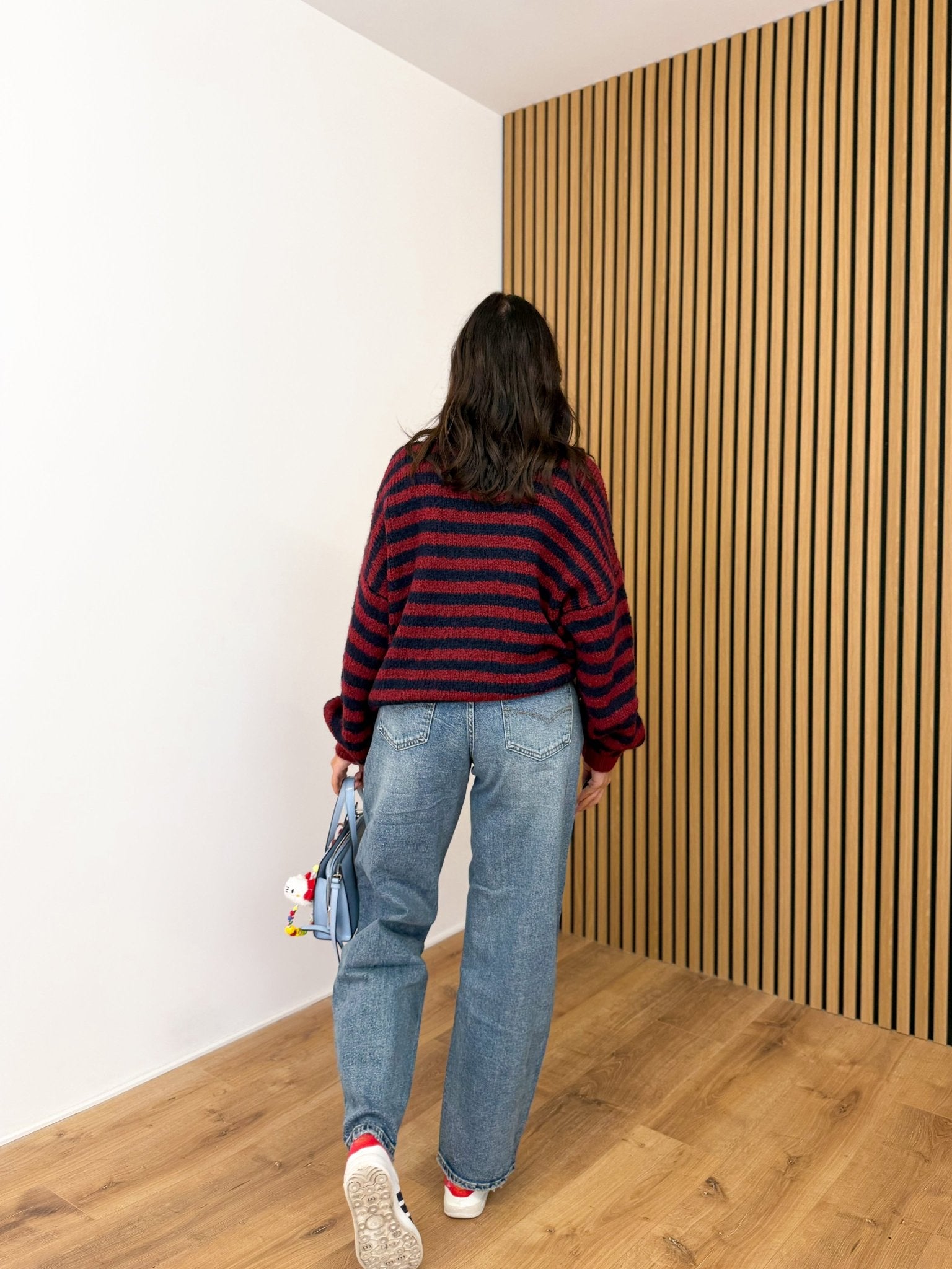 Pull Movimento - Blu e Bordeaux - SAINTH