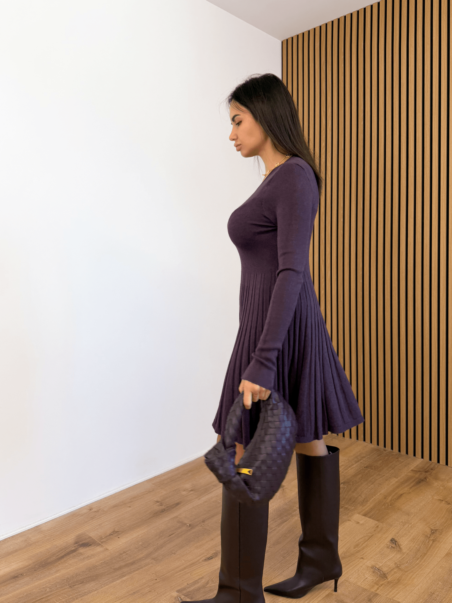 Pull Abito Bell - Melanzana - SAINTH