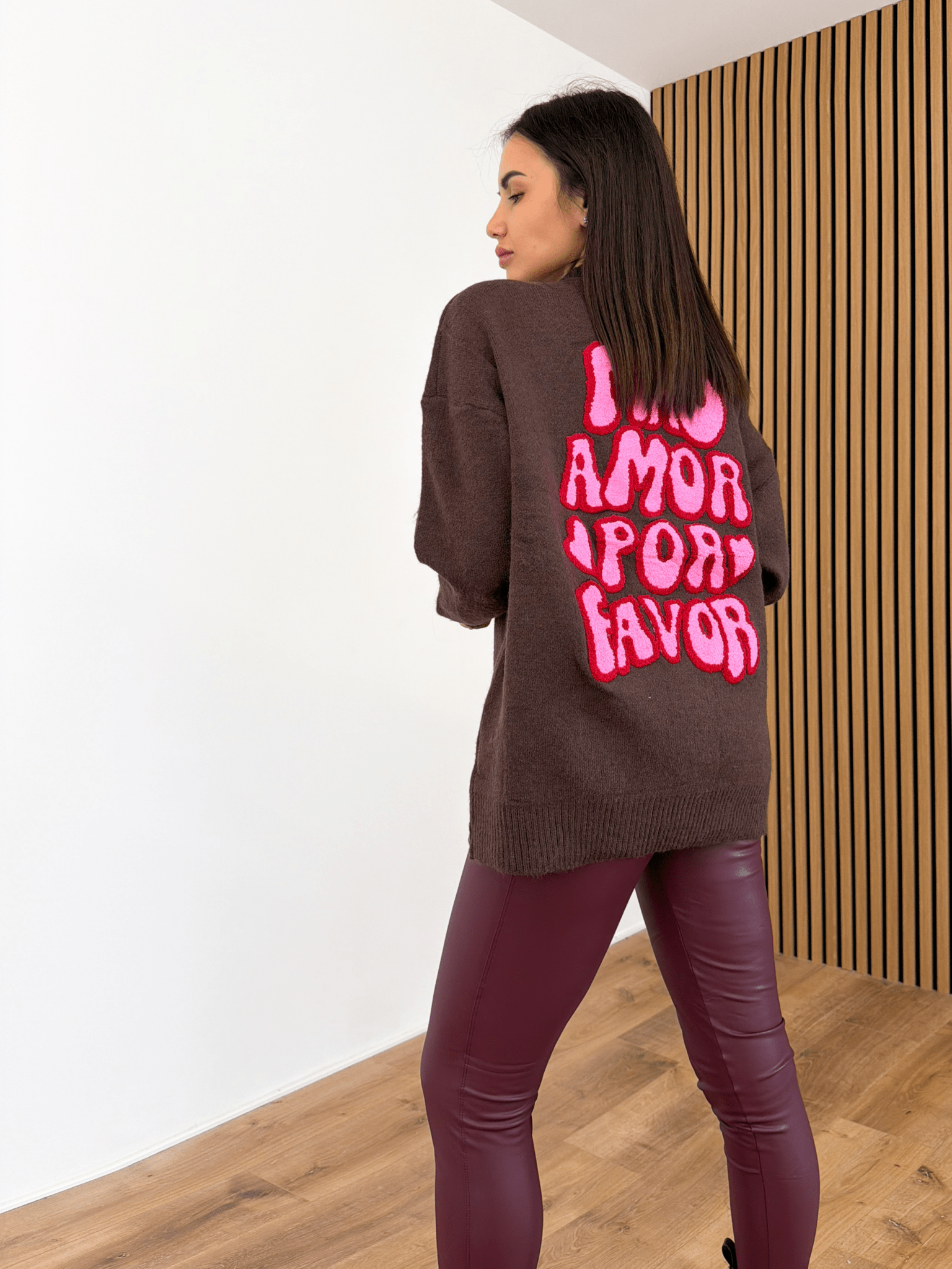 Leggings Ecopelle - Bordeaux - SAINTH