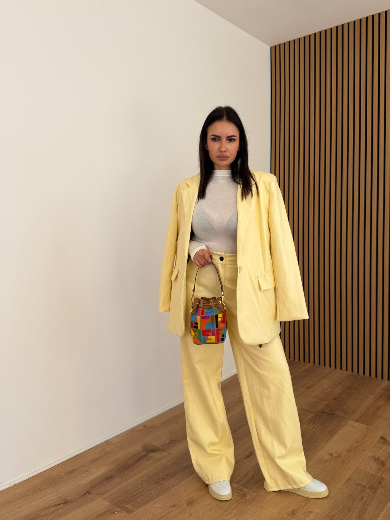 Blazer Minimal Ecop - Giallo - SAINTH