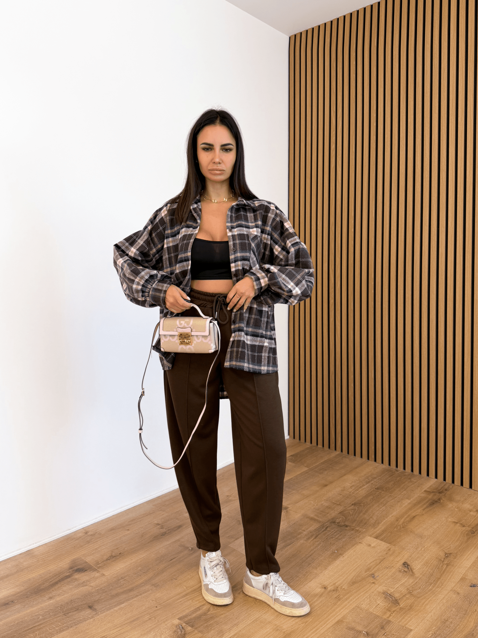 Maxi Camicia Caramella - Marrone - SAINTH