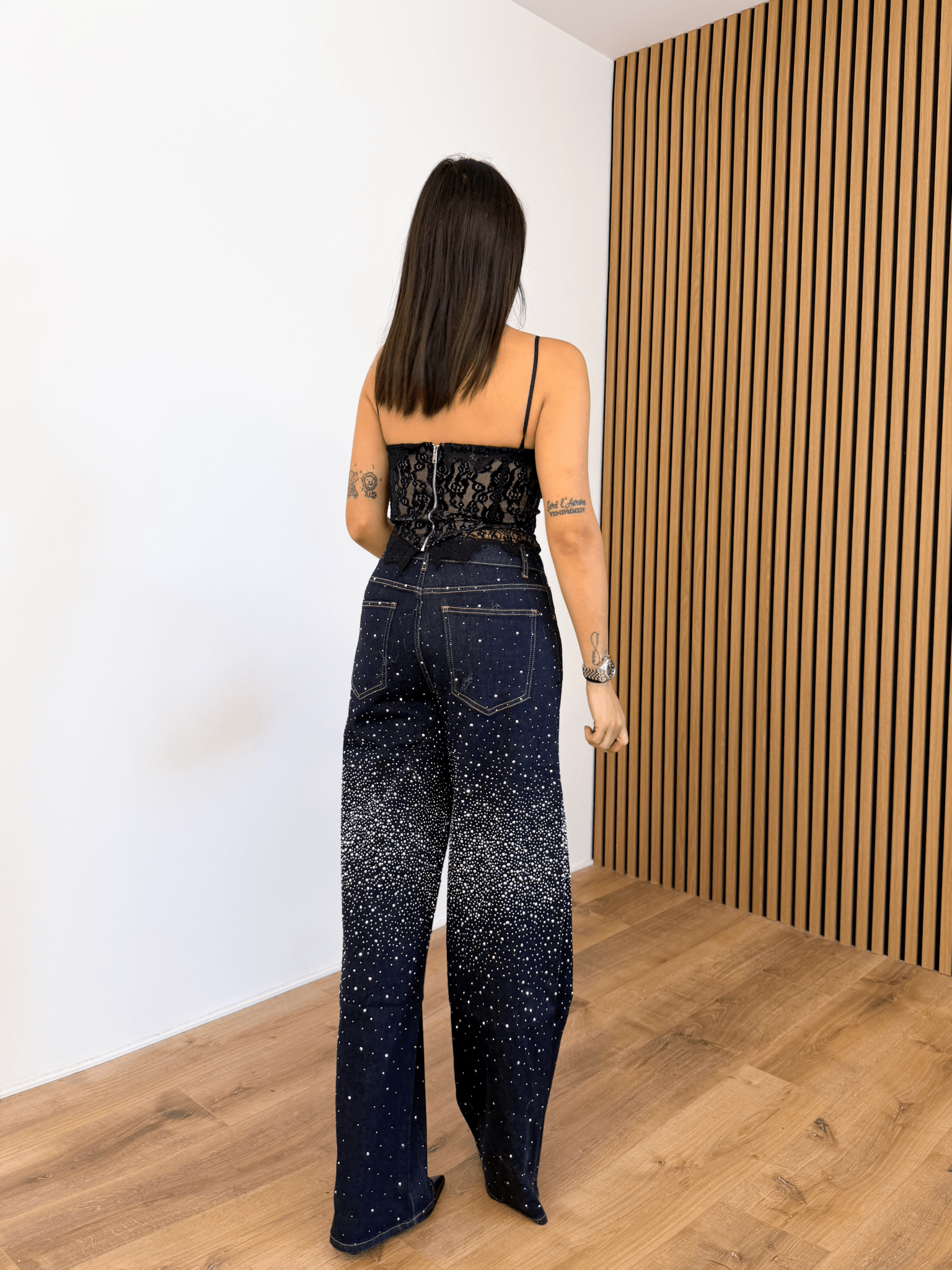 Jeans Galassia - Denim Scuro - SAINTH