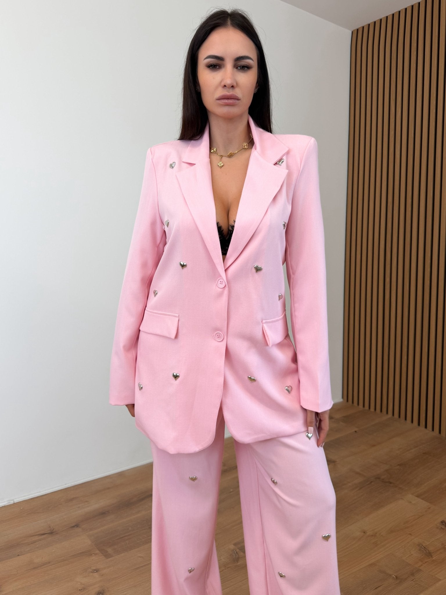 Tailleur Metal Love - Baby Pink - SAINTH
