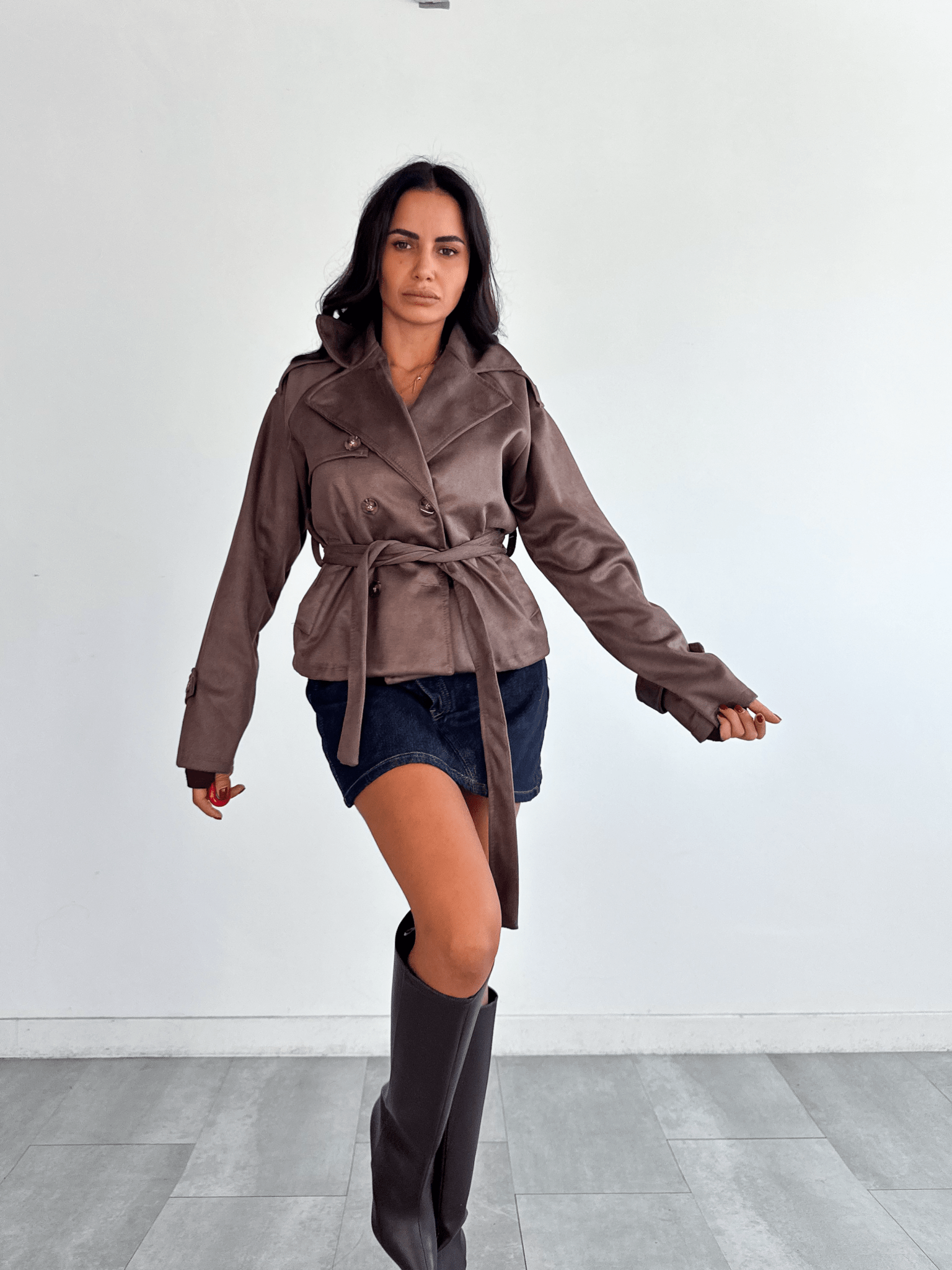 Gonna Strong Botton - Denim Scuro - SAINTH