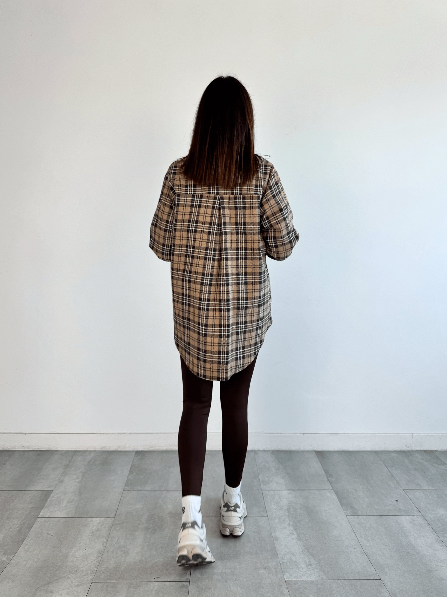 Camicia Wool - Marrone e Biscotto - SAINTH