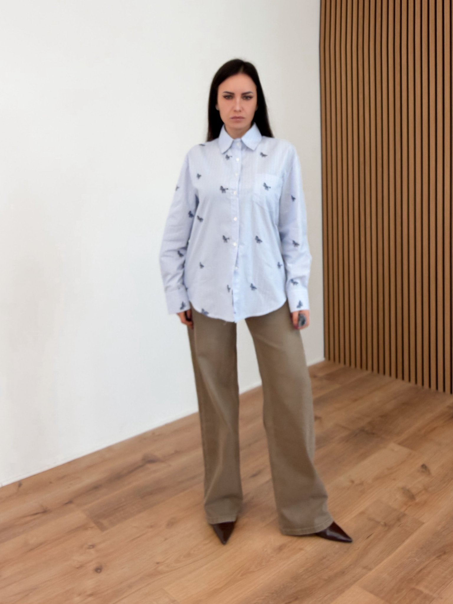 Camicia Pony - Celeste - SAINTH