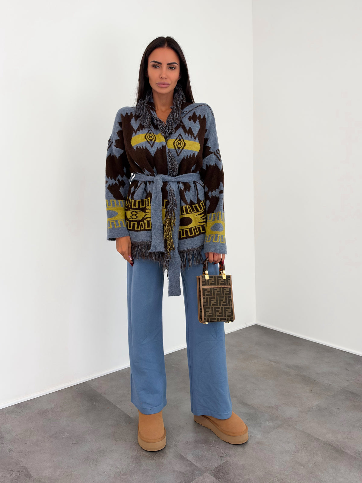 Pantalone Caress - Indaco