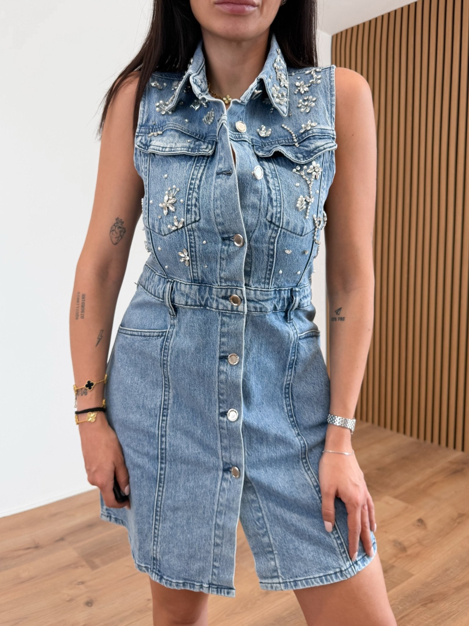 Abito Gioiello - Denim - SAINTH