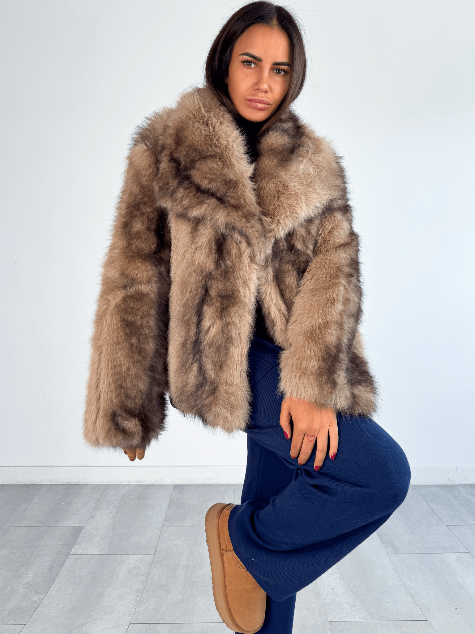 Pelliccia Grizzly - Biscotto - SAINTH