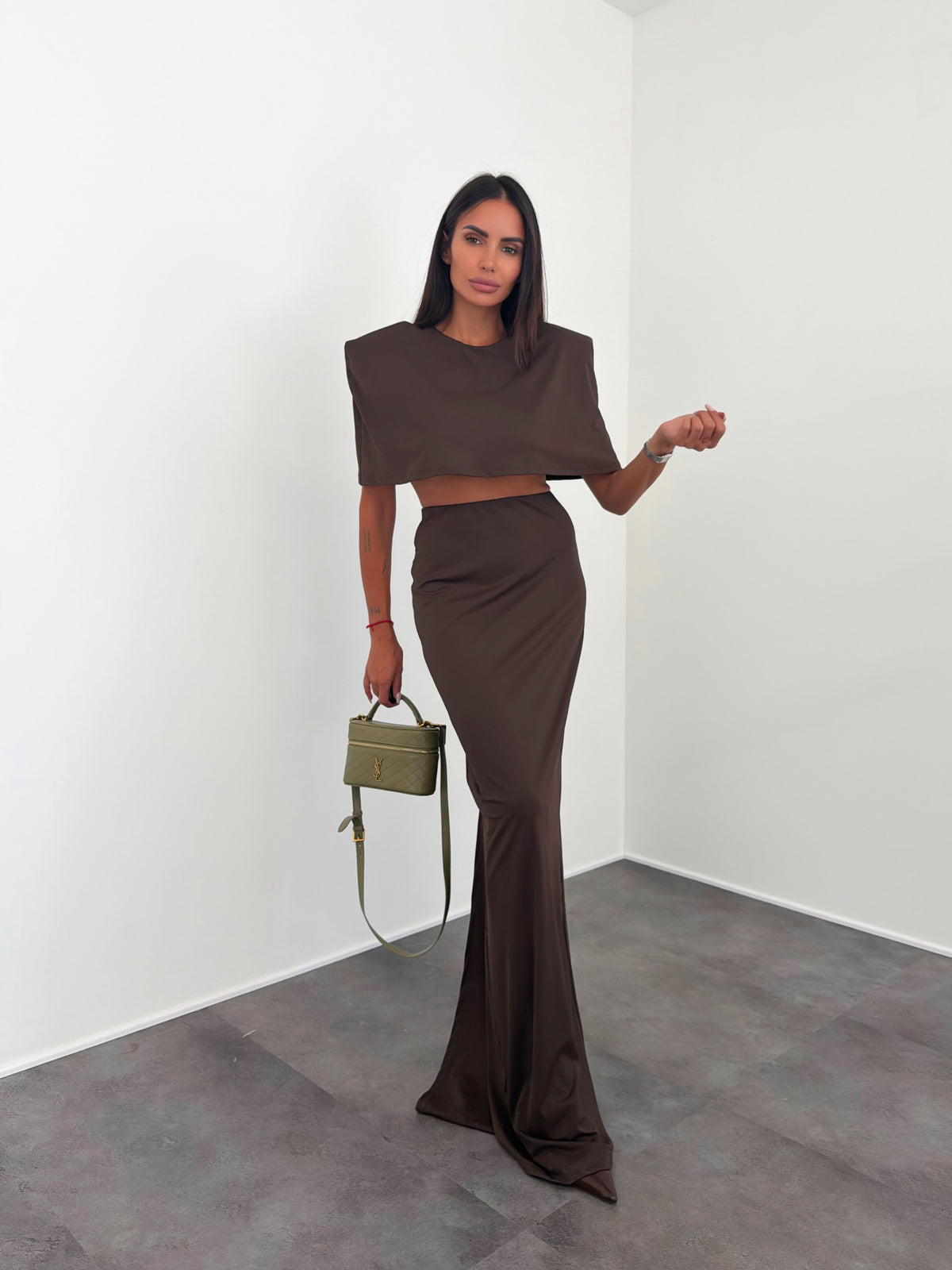 Coordinato Silhouette - Marrone - SAINTH