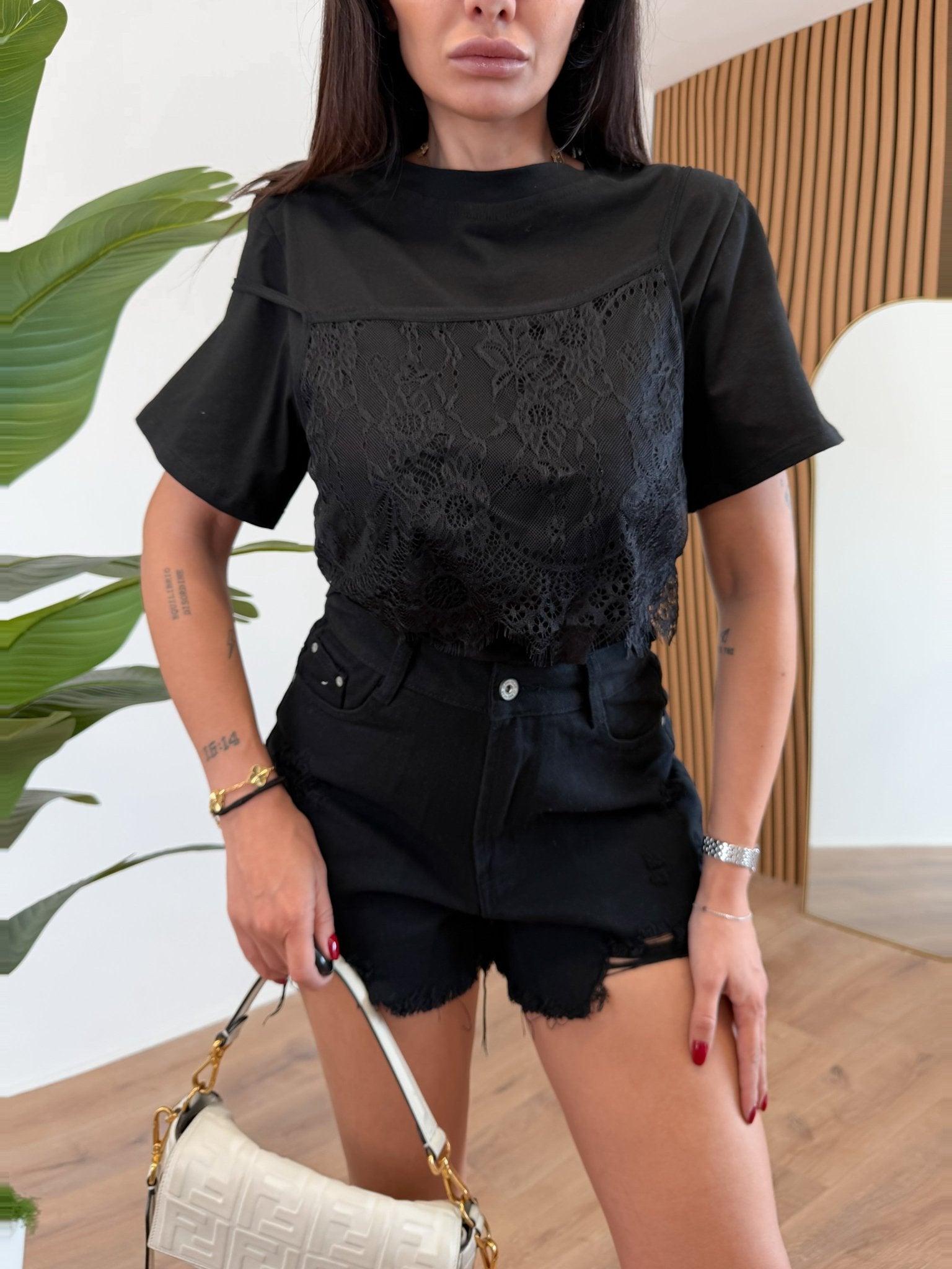 Shorts Vogue - Nero - SAINTH