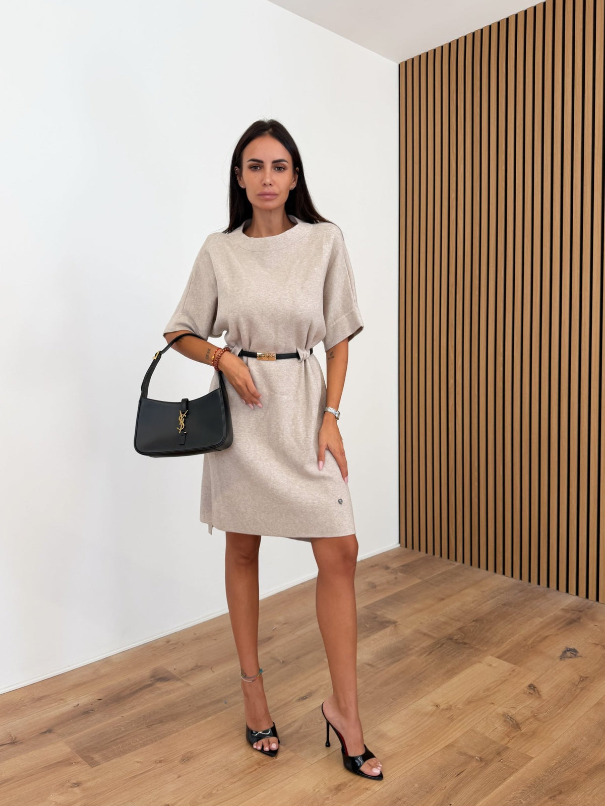 Abito Pull Naya - Beige - SAINTH