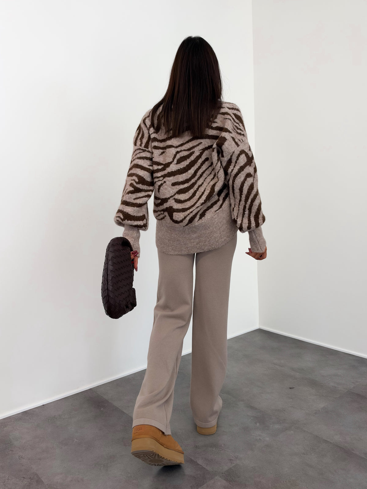 Cardigan Savannah - Beige Marrone