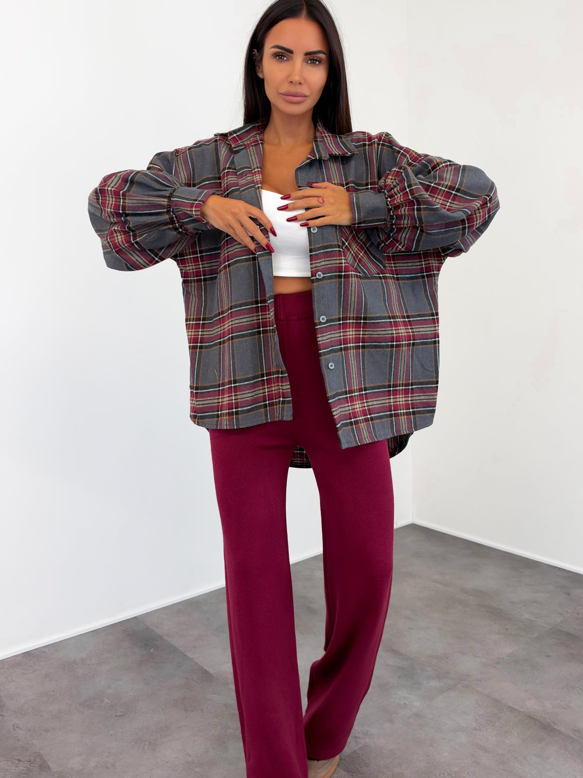 Pantalone Caress - Bordeaux