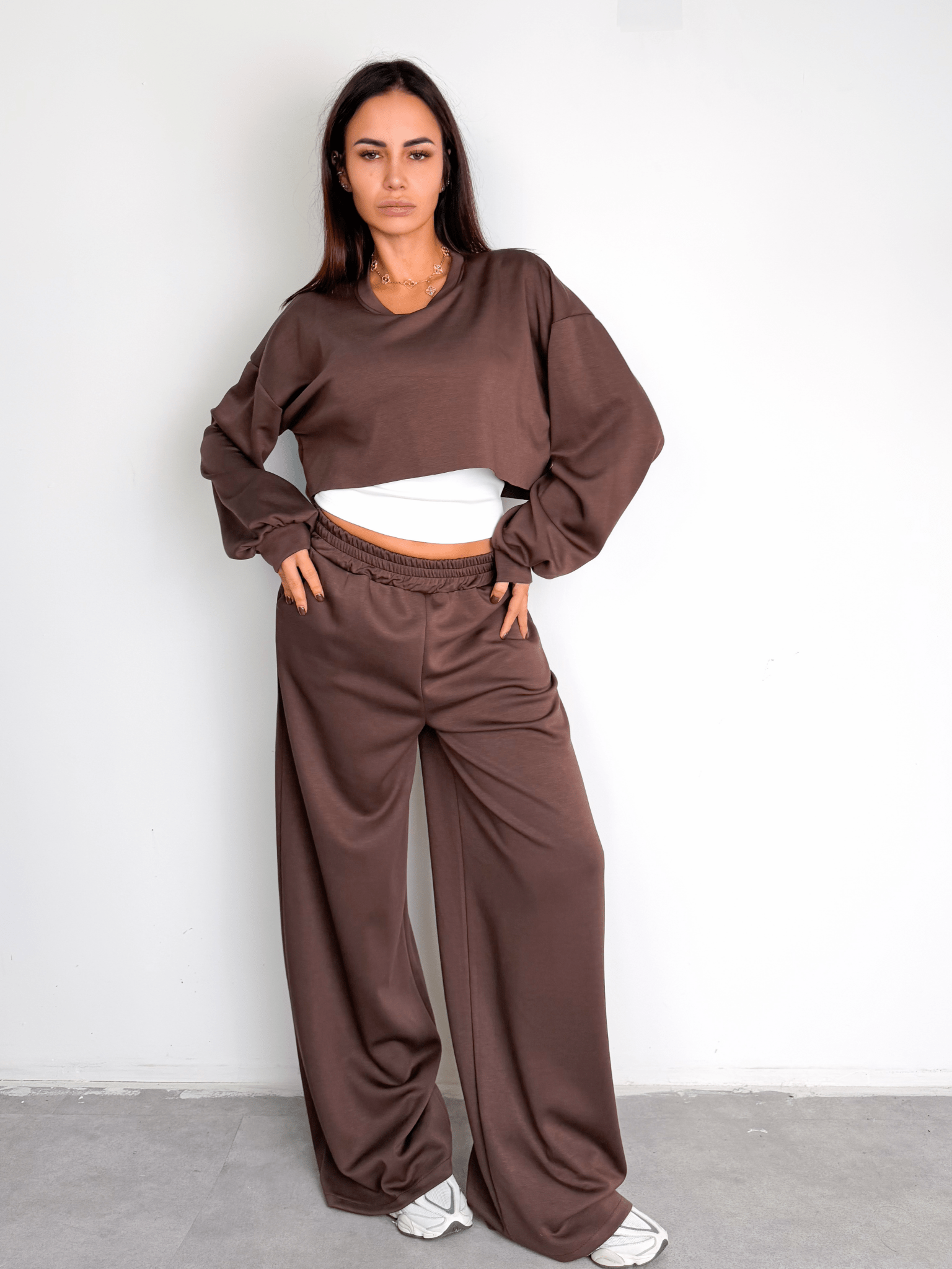 Felpa Active 2in1 - Marrone - SAINTH