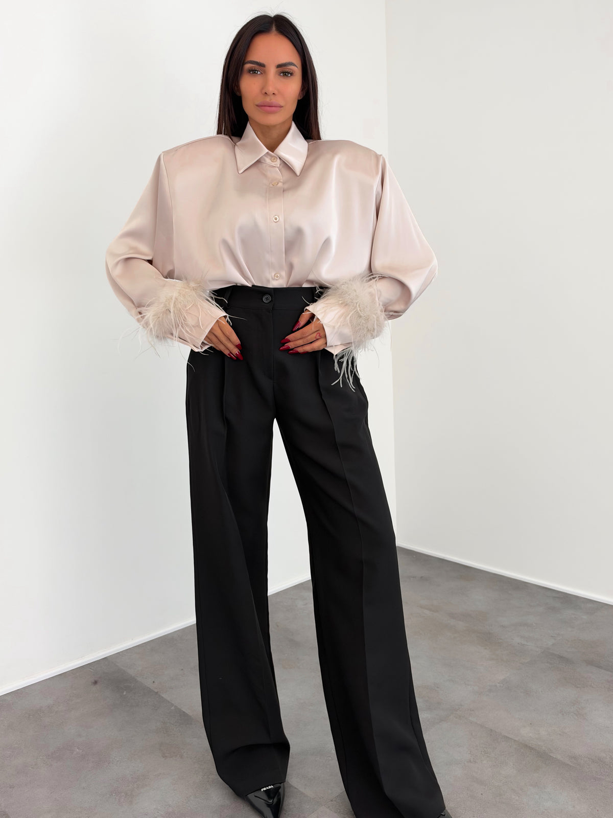 Camicia Plumette - Burro - SAINTH