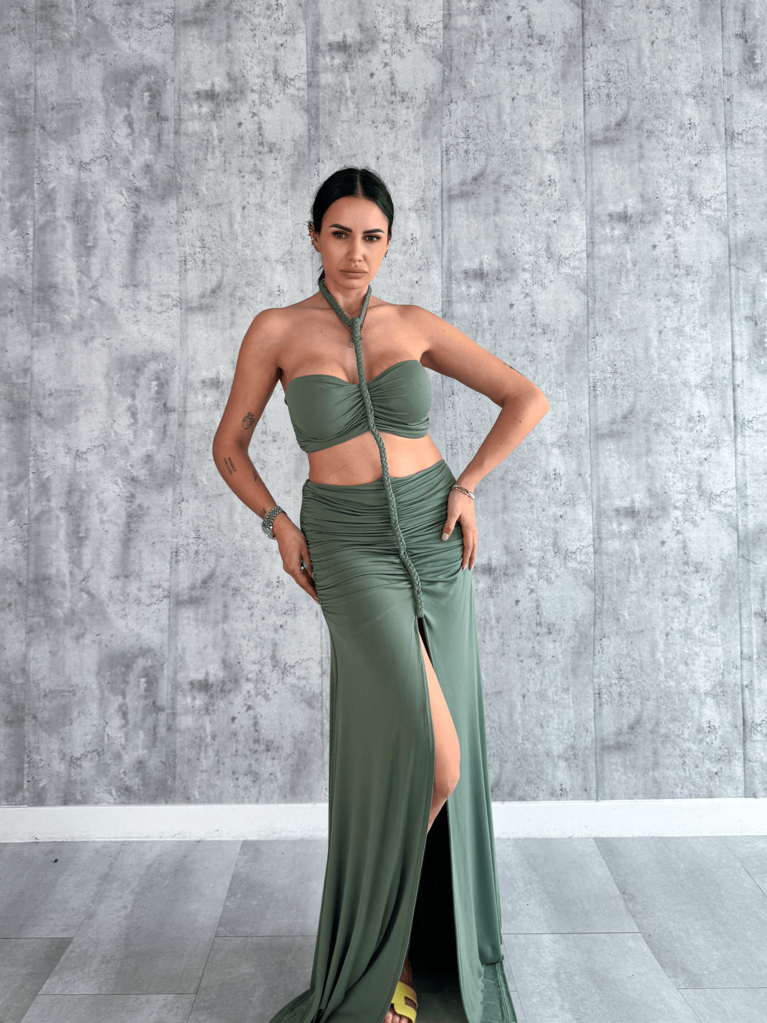 Abito Monotreccia - Army Green - SAINTH