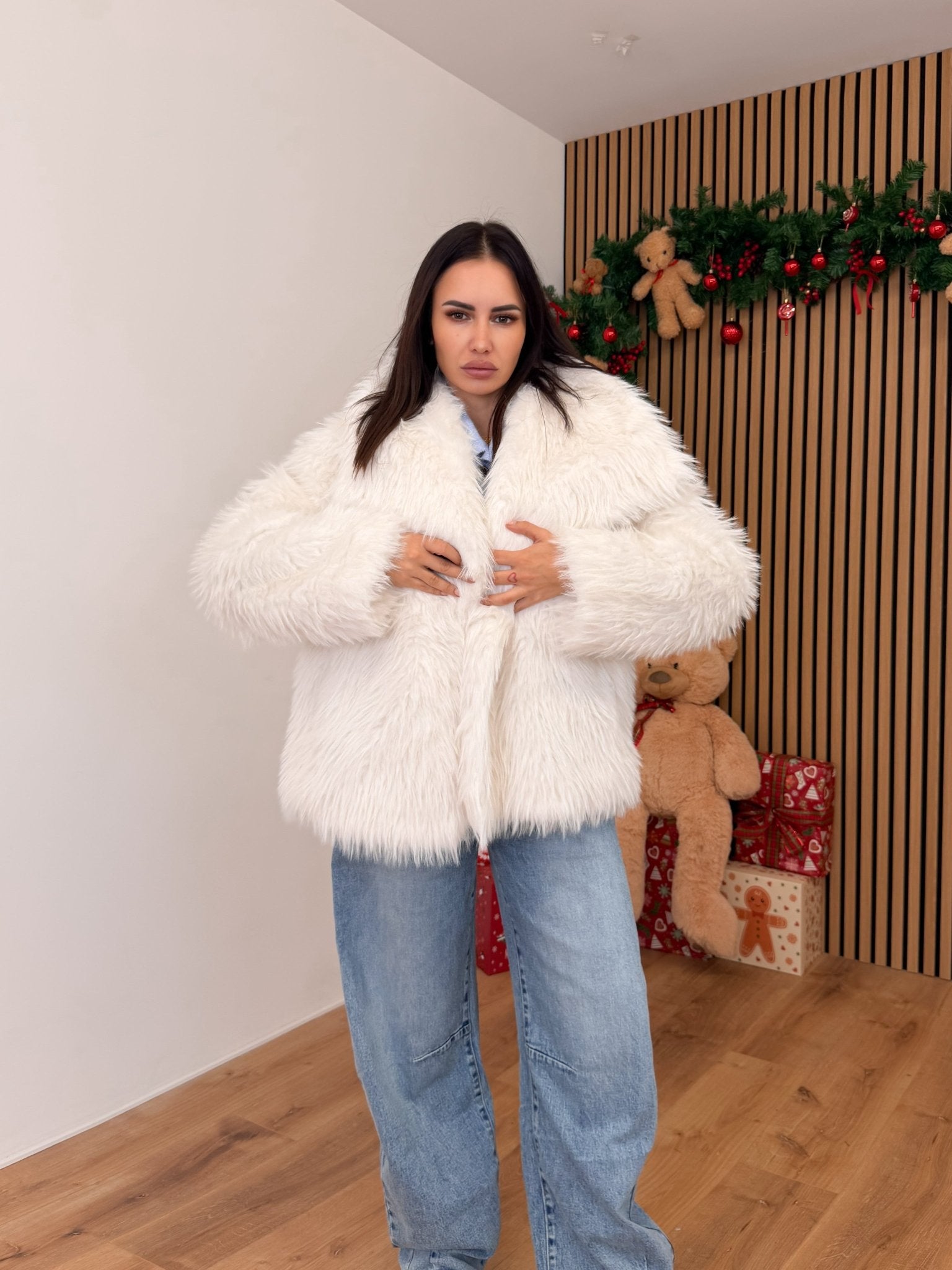 Pelliccia Asya - Bianca - SAINTH