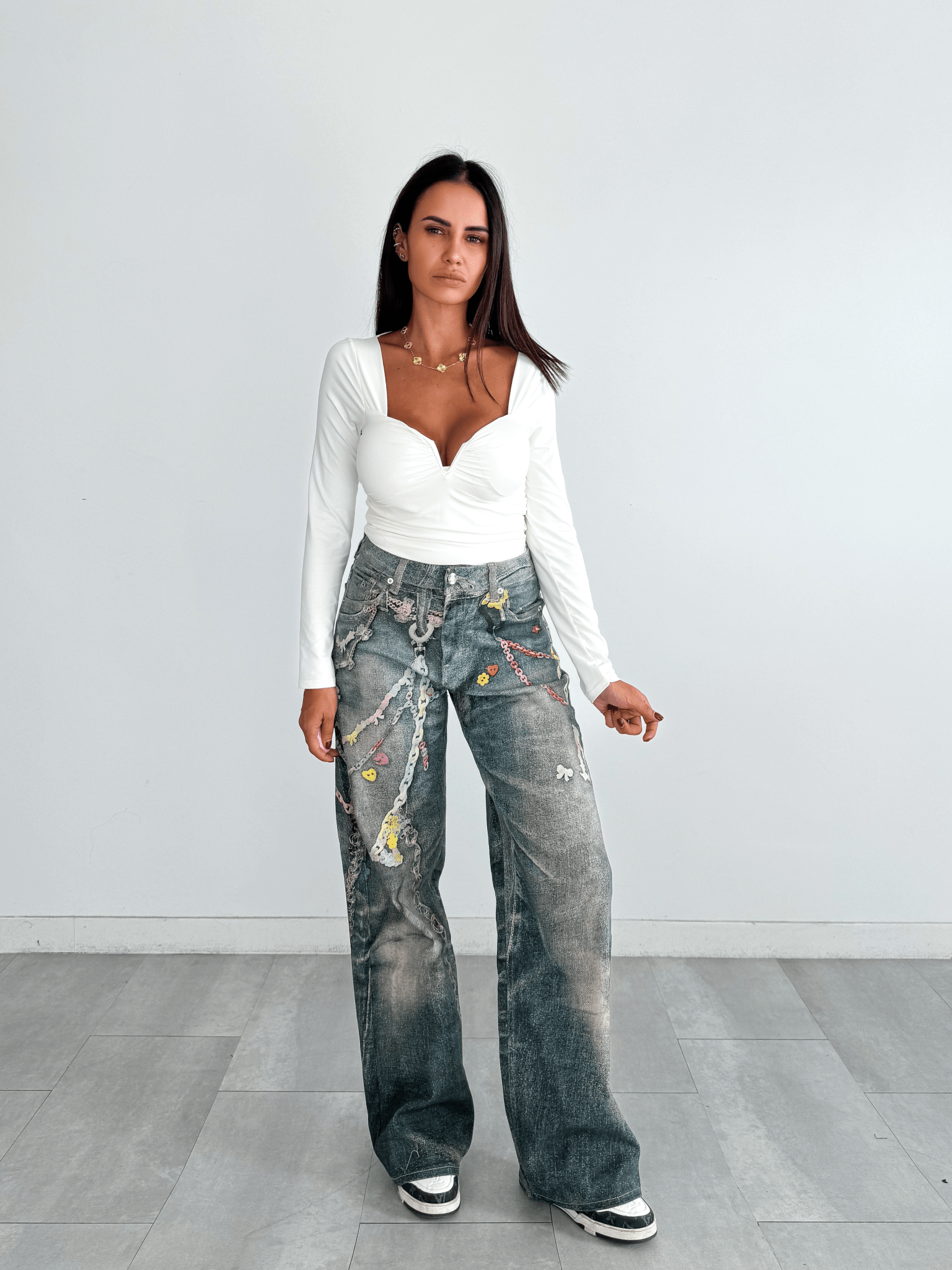 Maglietta Miss - Bianca - SAINTH